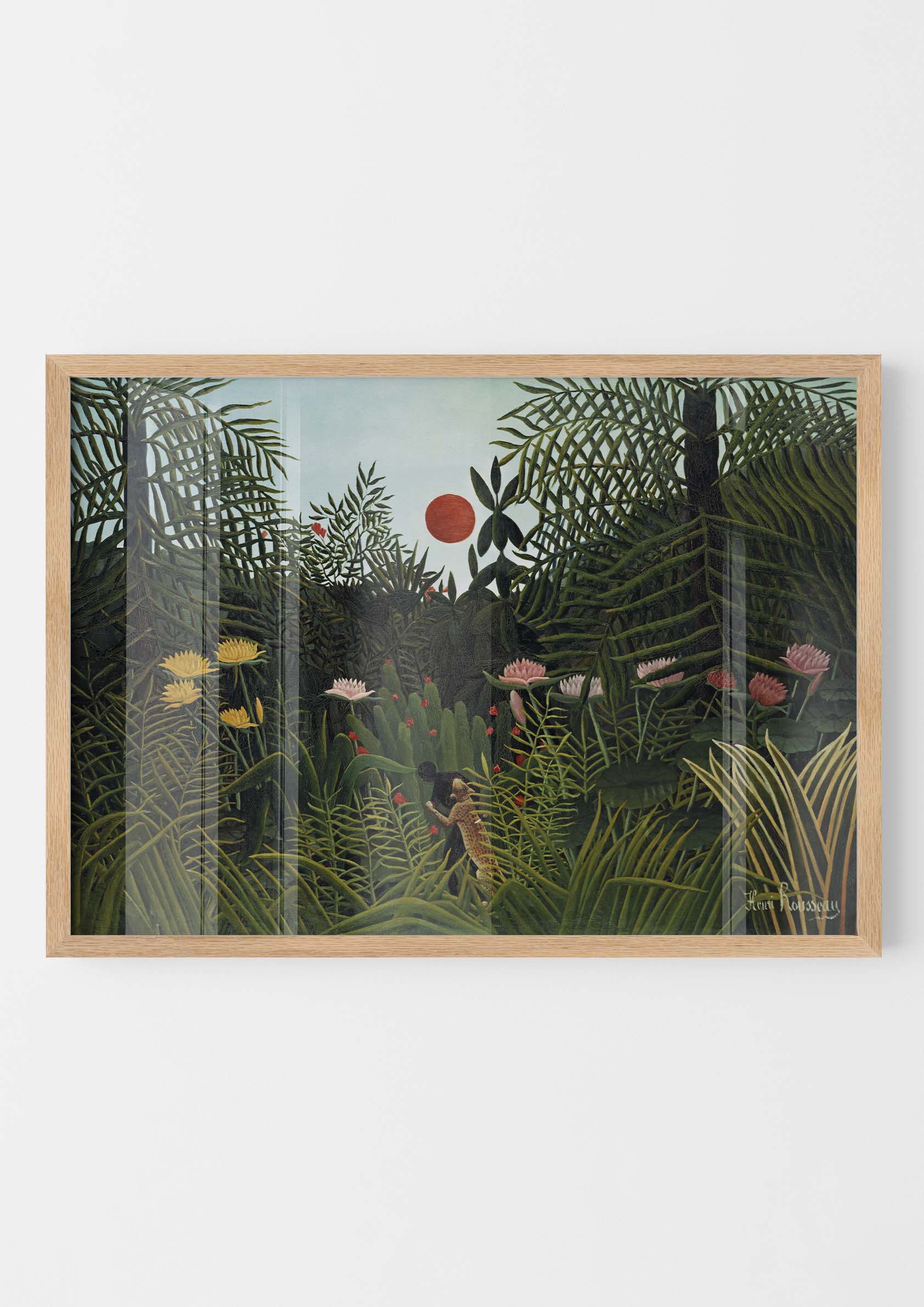 Henri Rousseau - Forêt Vierge au Soleil Couchant