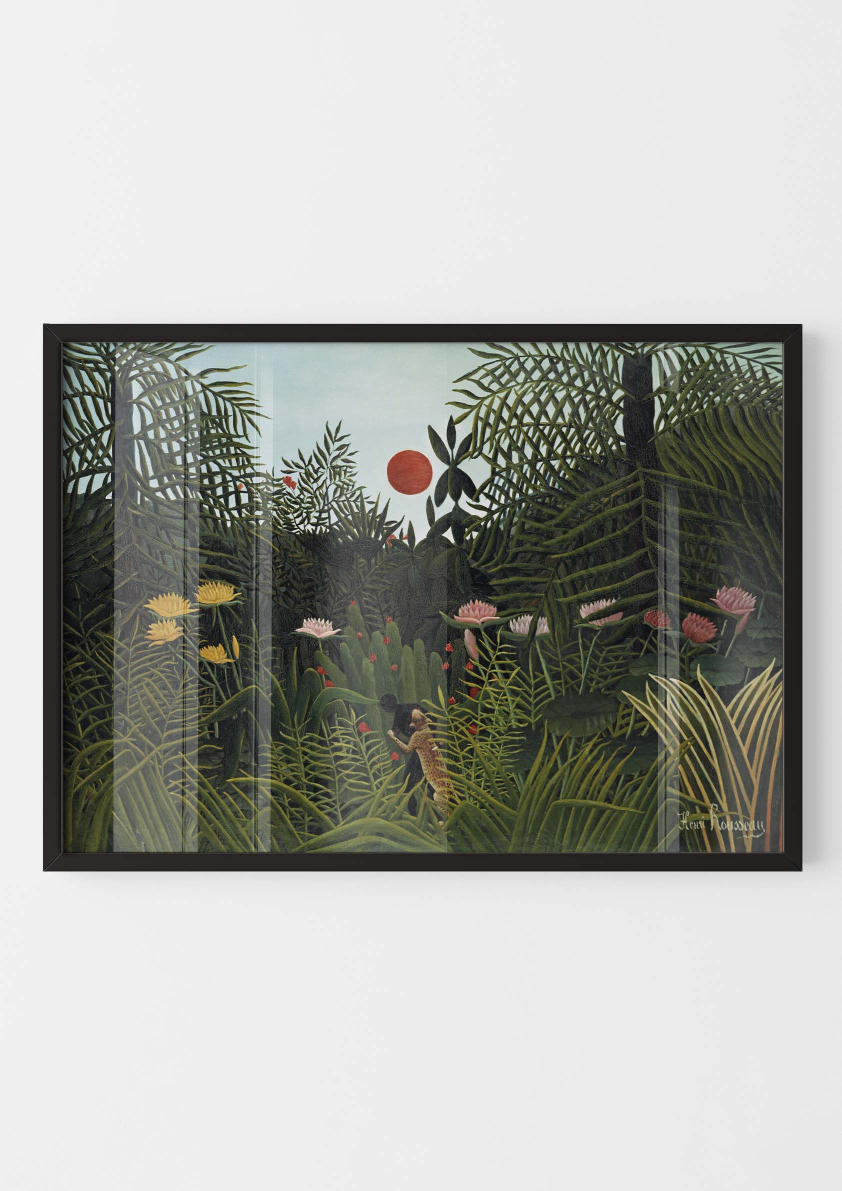 Henri Rousseau - Forêt Vierge au Soleil Couchant