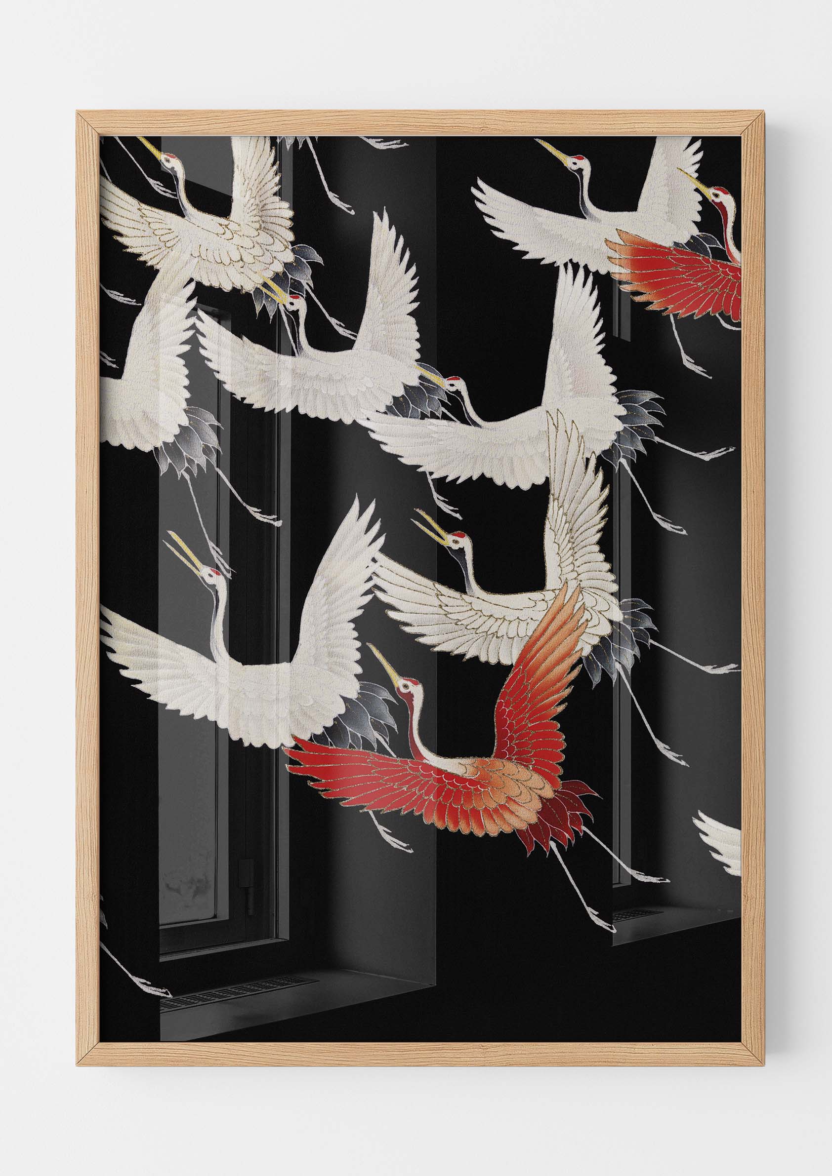 Myriad of Flying Cranes
