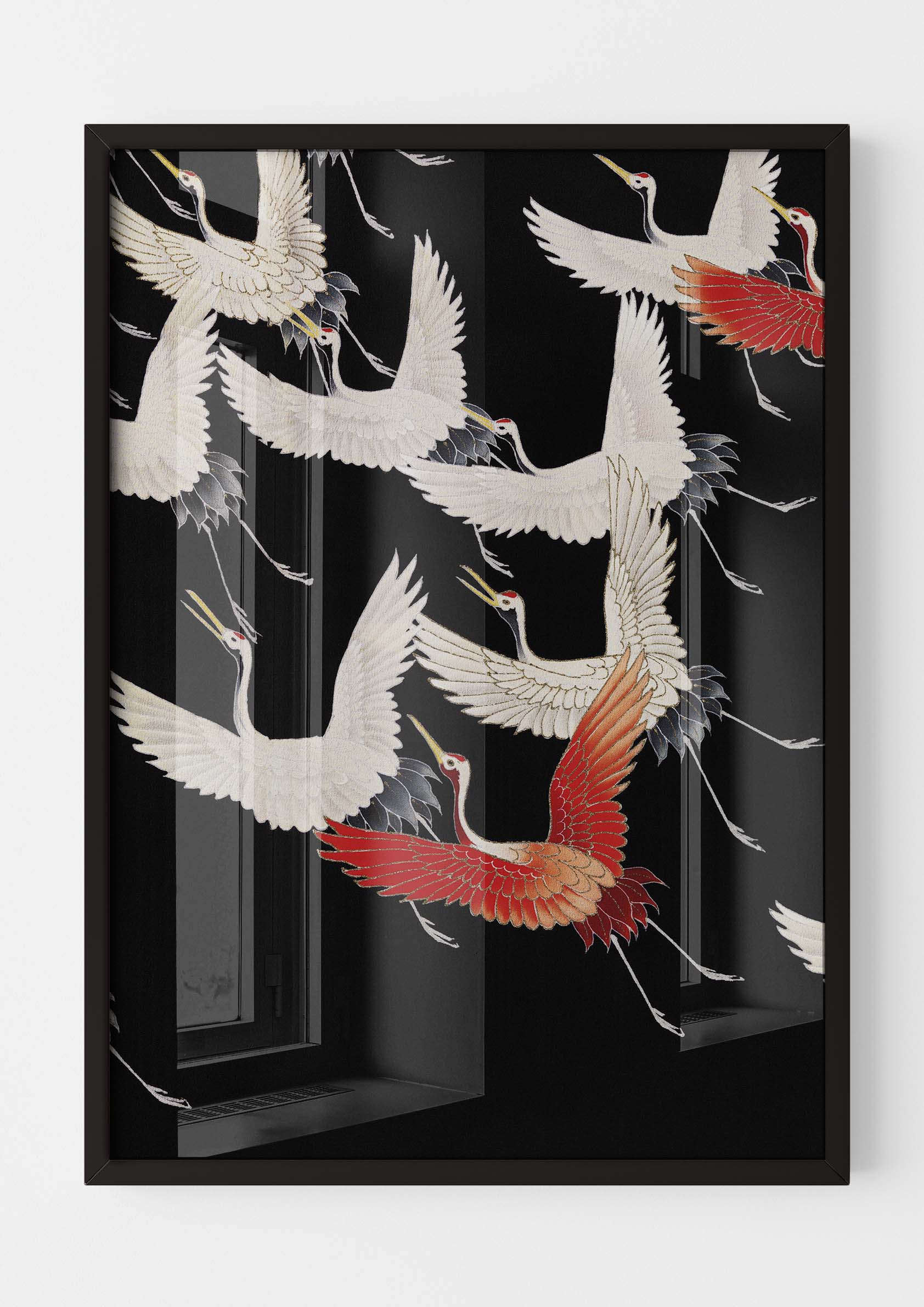 Myriad of Flying Cranes