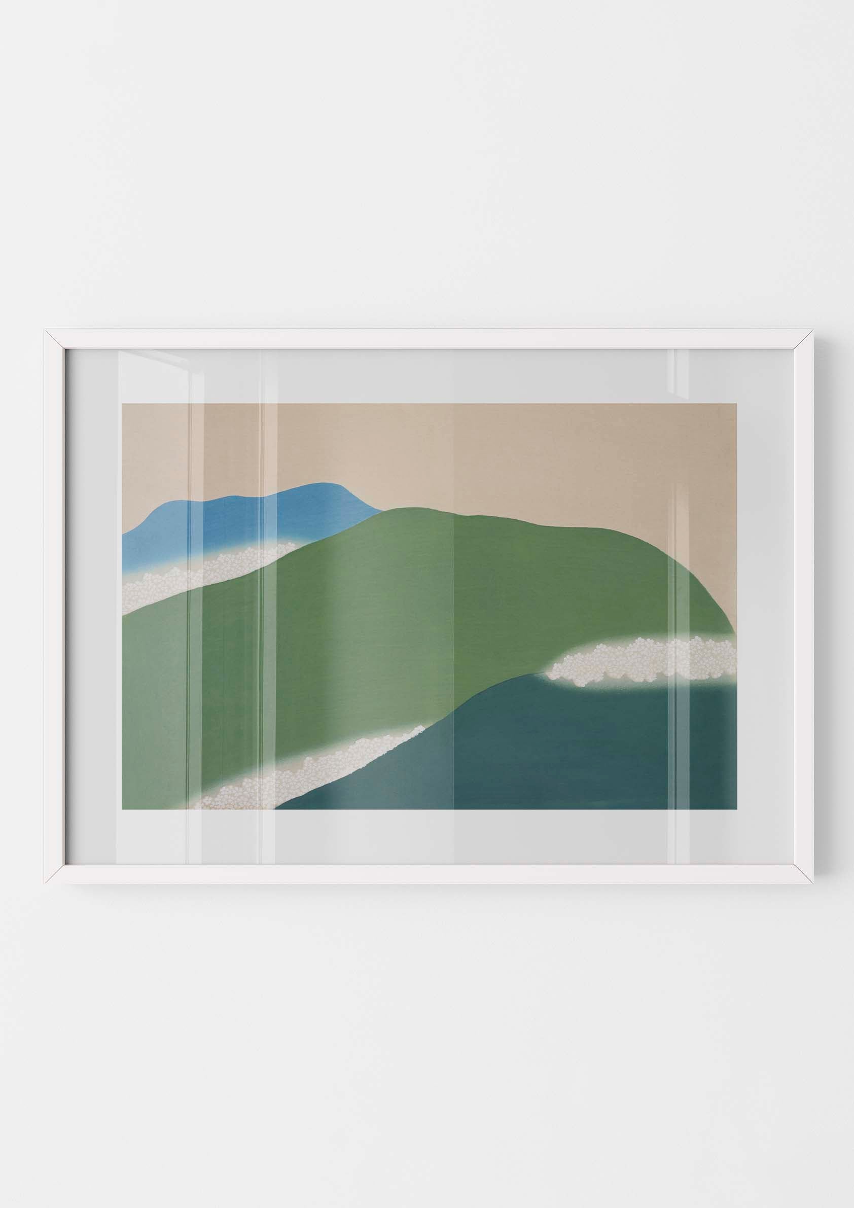 Kamisaka Sekka - Green Mountains from Momoyogusa
