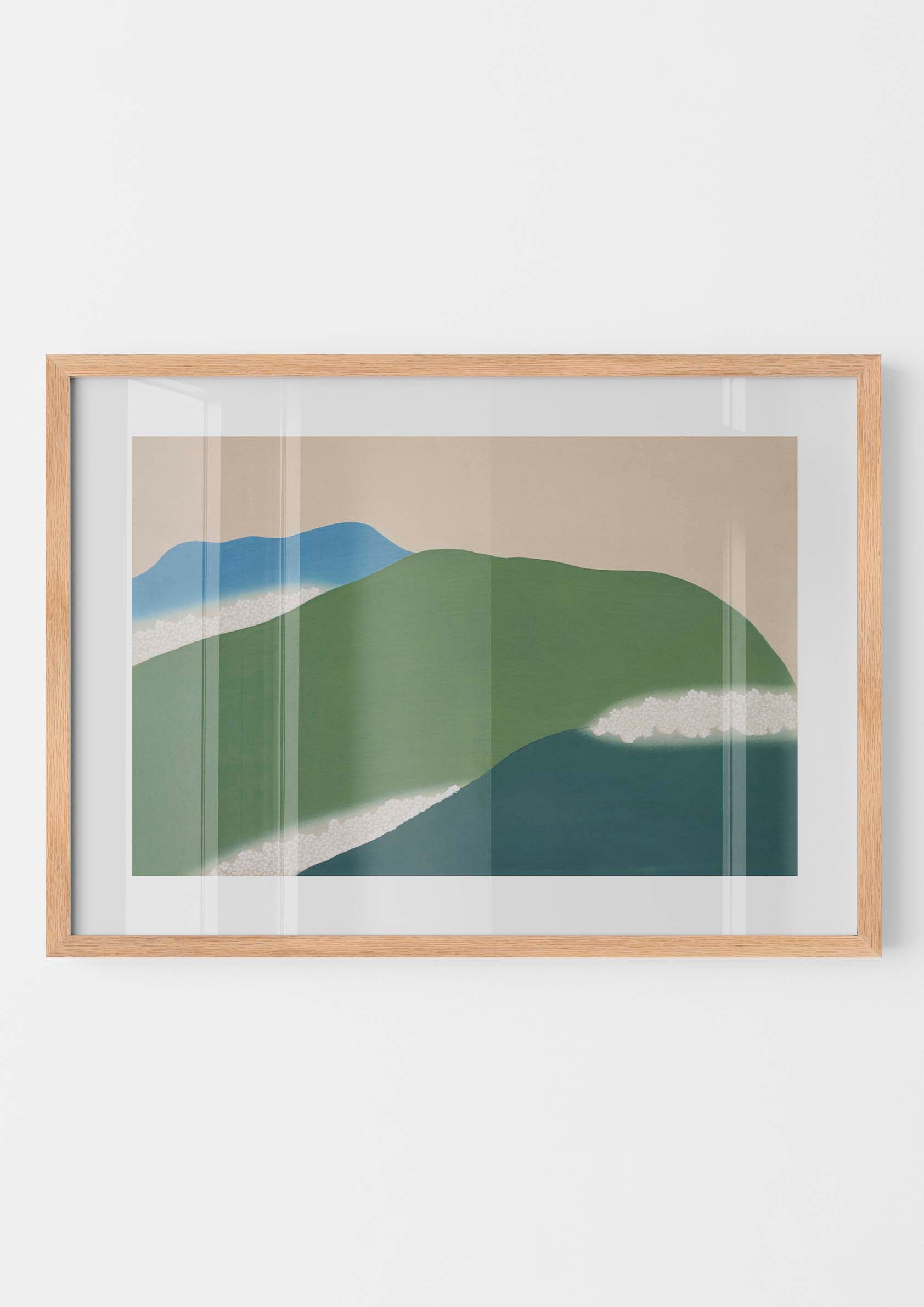 Kamisaka Sekka - Green Mountains from Momoyogusa