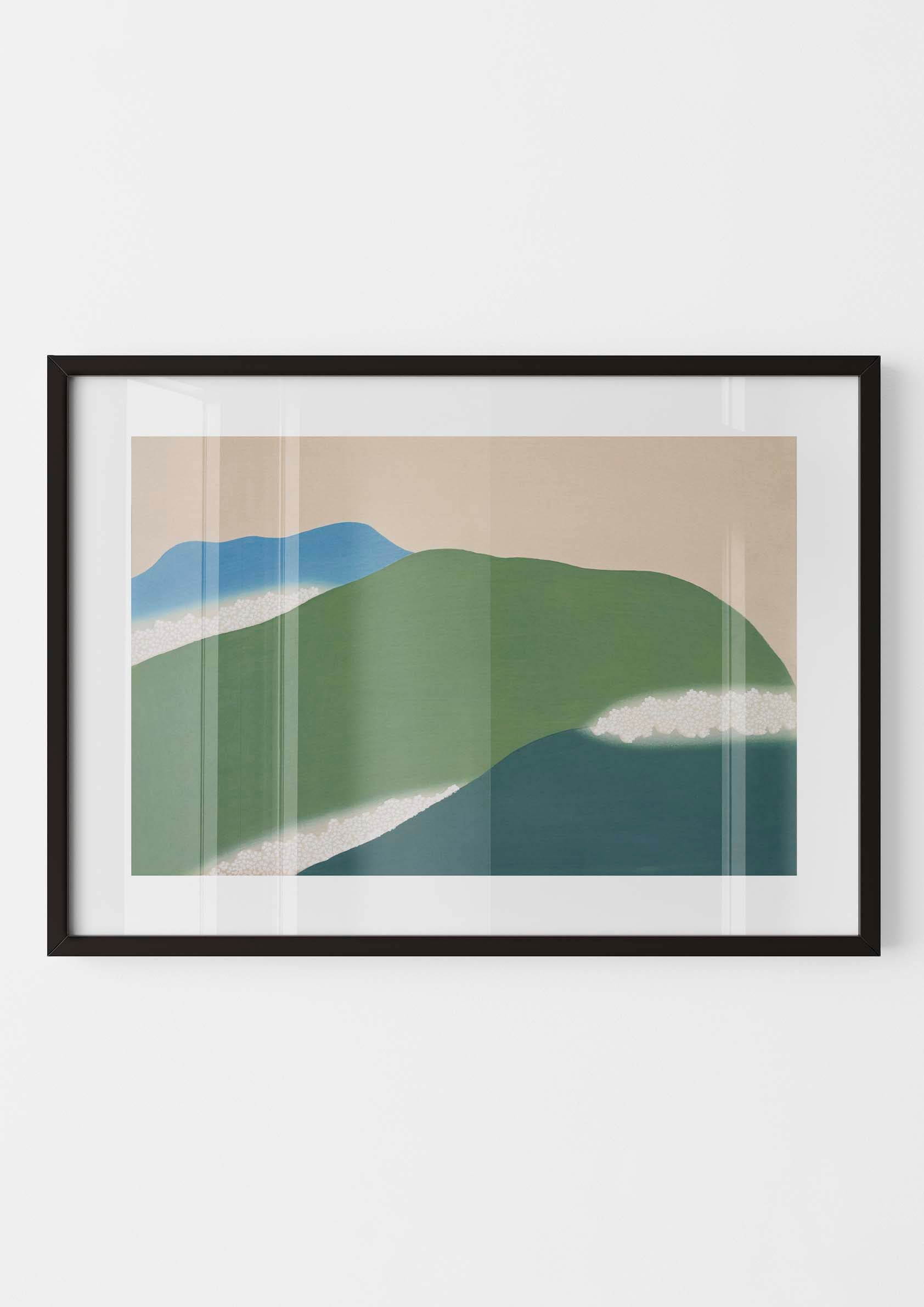 Kamisaka Sekka - Green Mountains from Momoyogusa