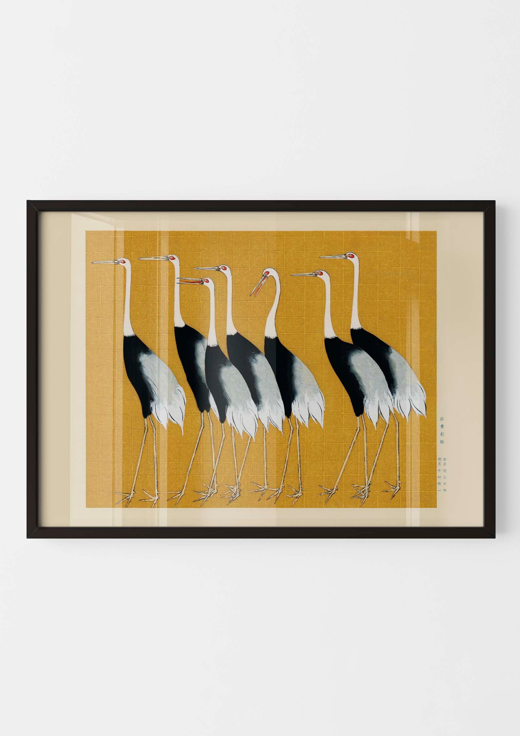 Ogata Korin - Japanese Red Crown Cranes
