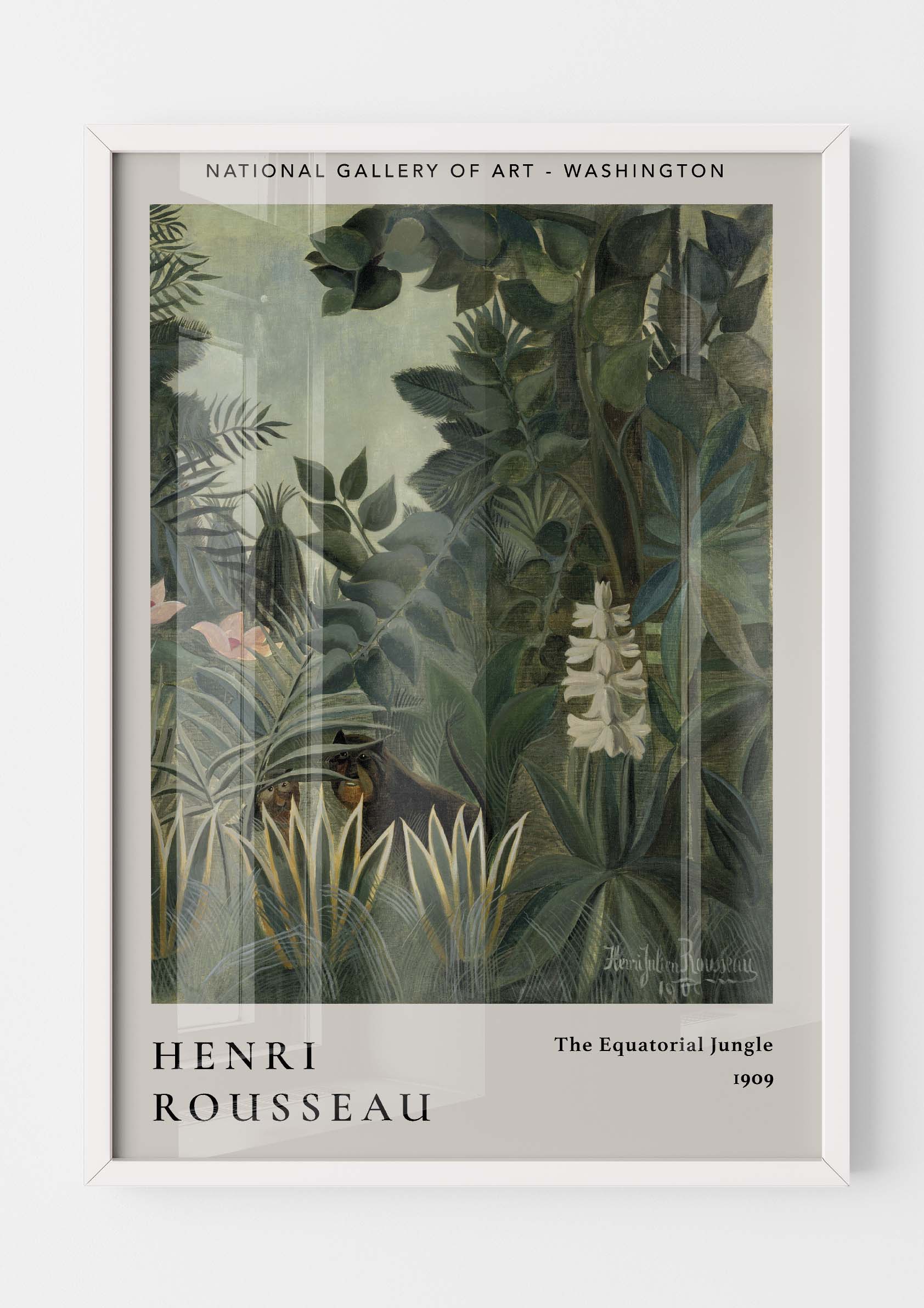 Henri Rousseau - The Equatorial Jungle