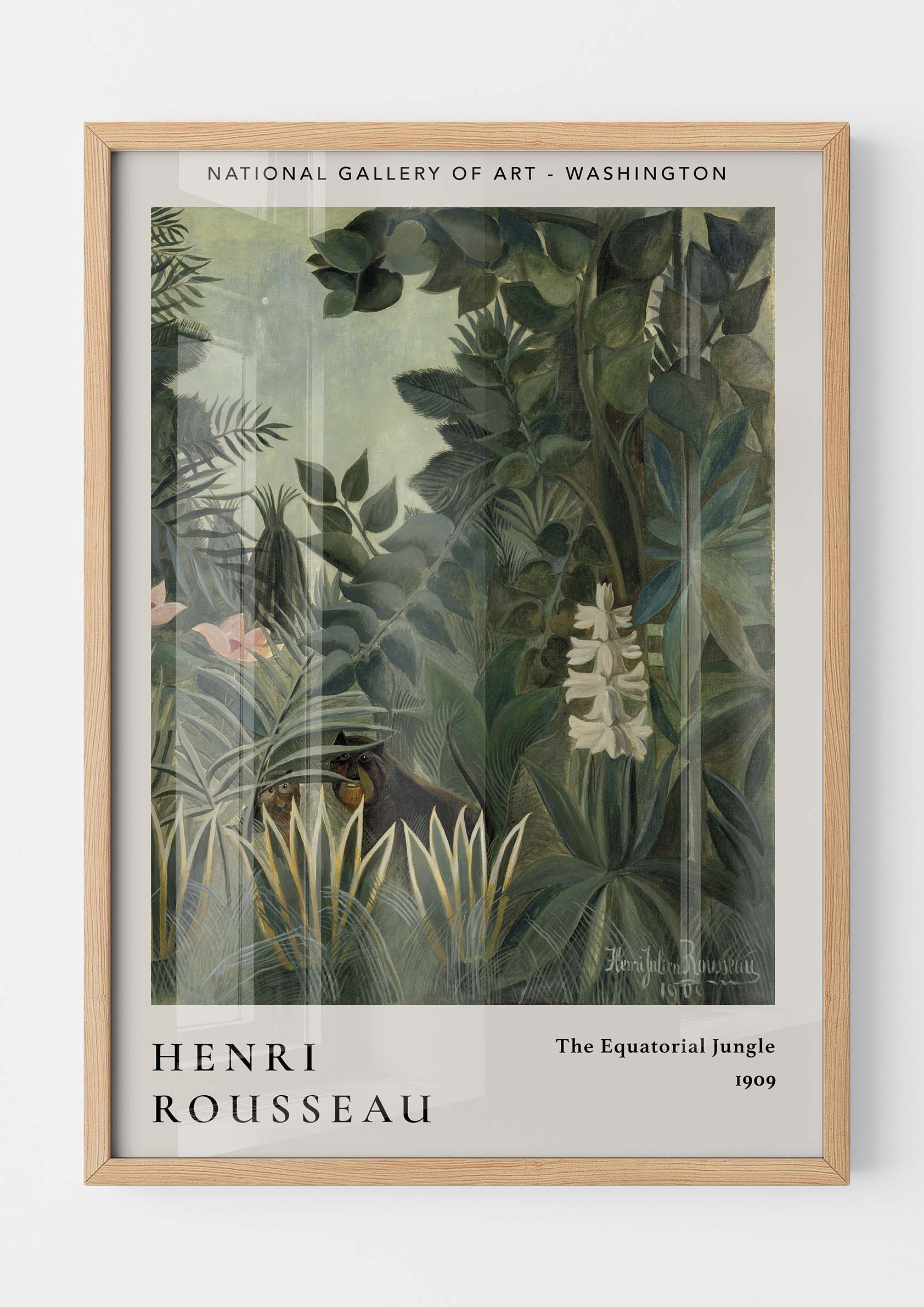 Henri Rousseau - The Equatorial Jungle