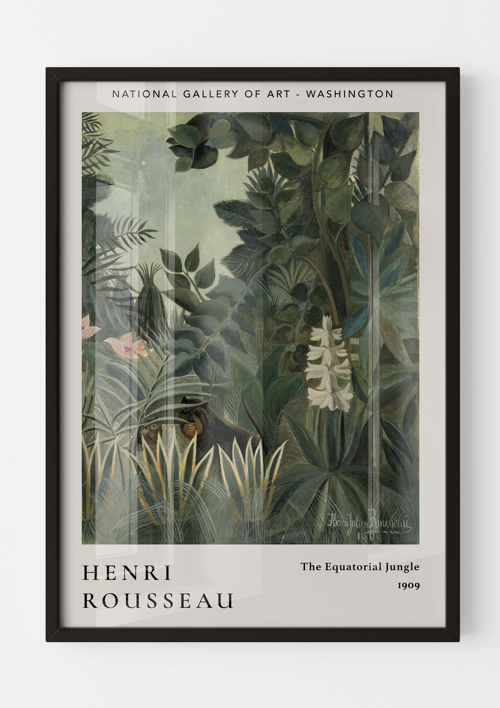 Henri Rousseau - The Equatorial Jungle