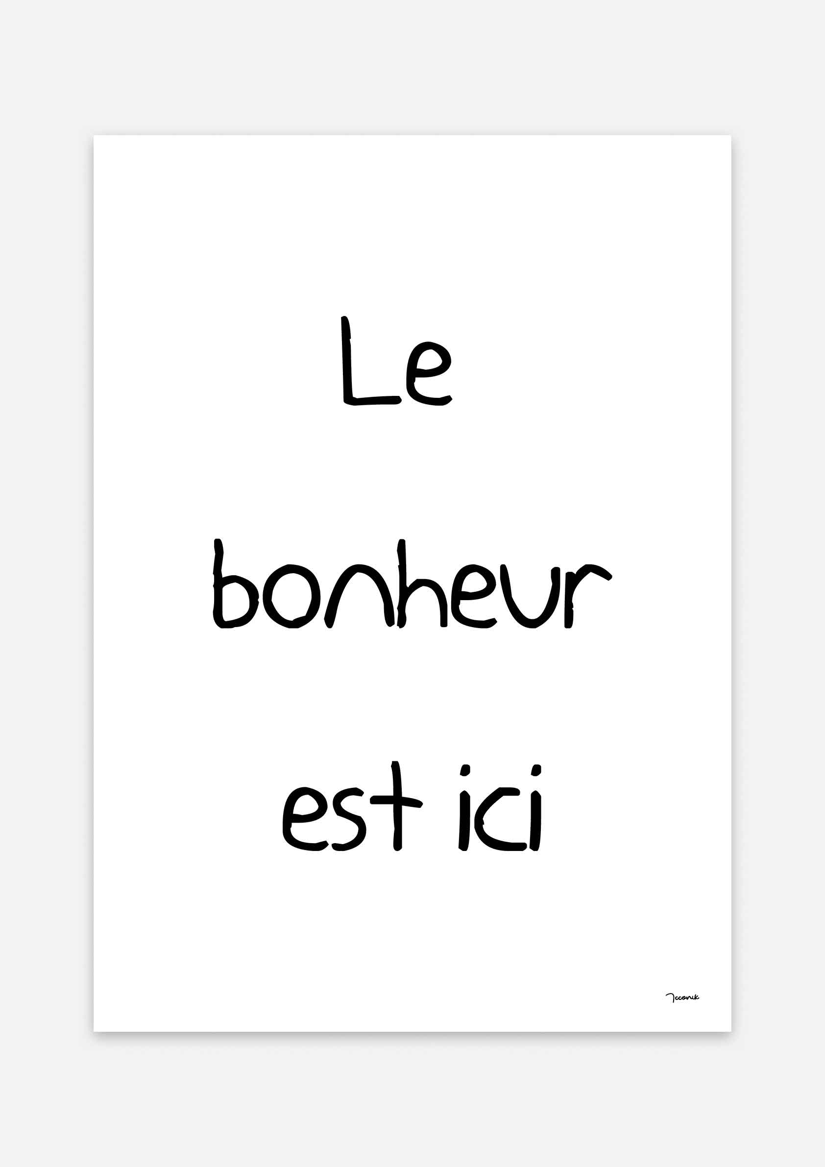 Le bonheur est ici