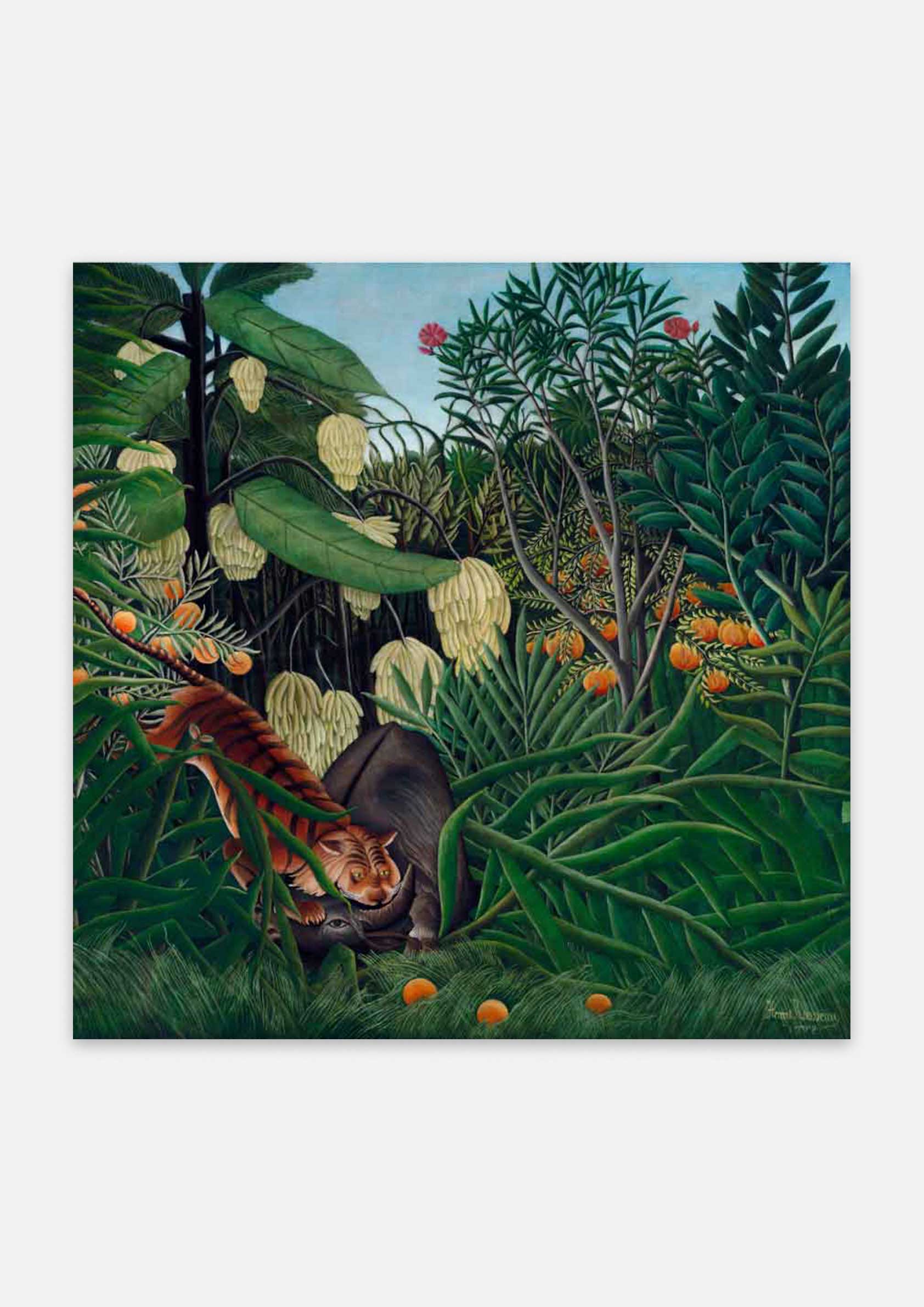 Henri Rousseau - Combat de Tigre et de Buffle