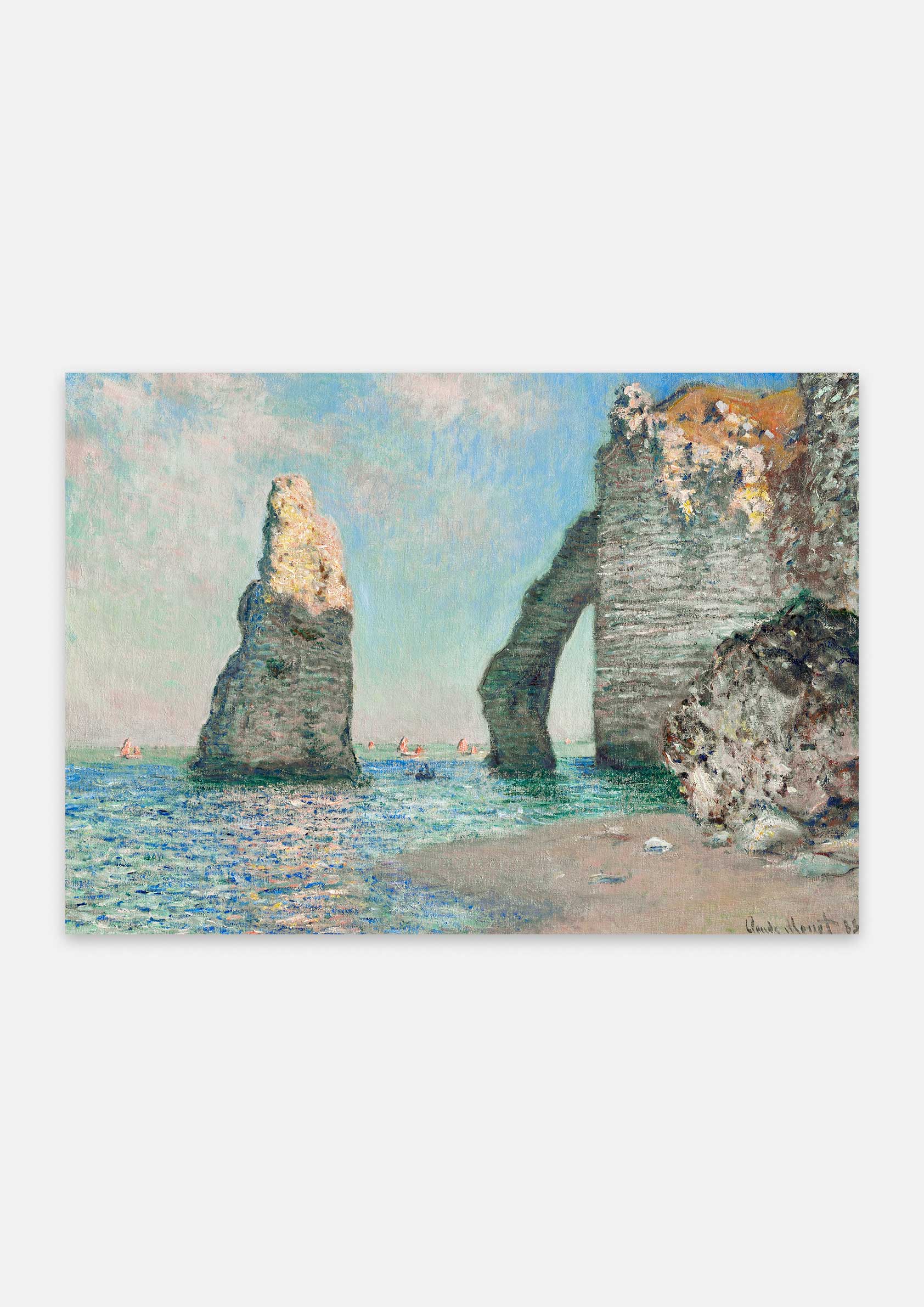 Claude Monet - Les Falaises à Étretat