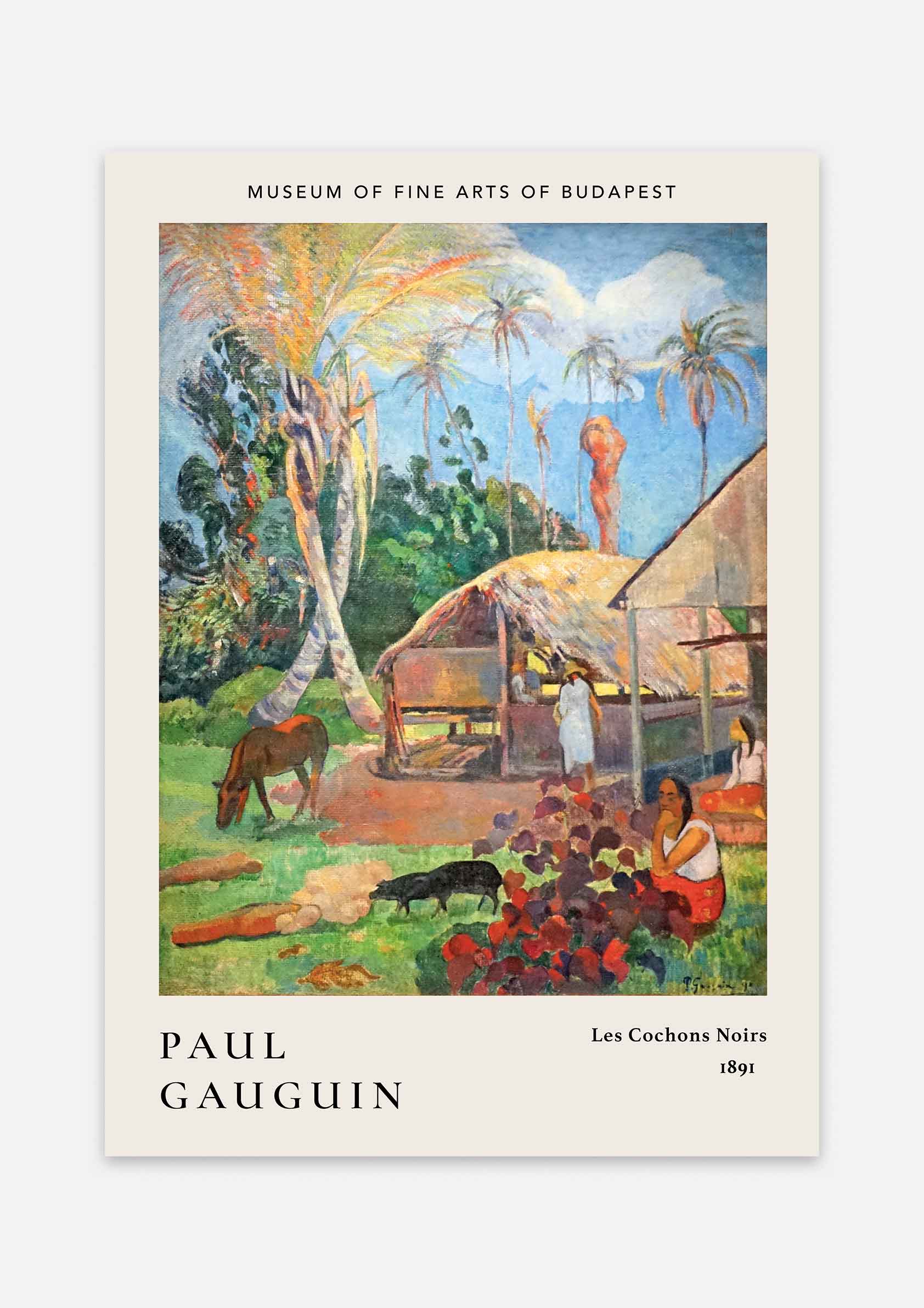 Paul Gauguin - Les Cochons Noirs