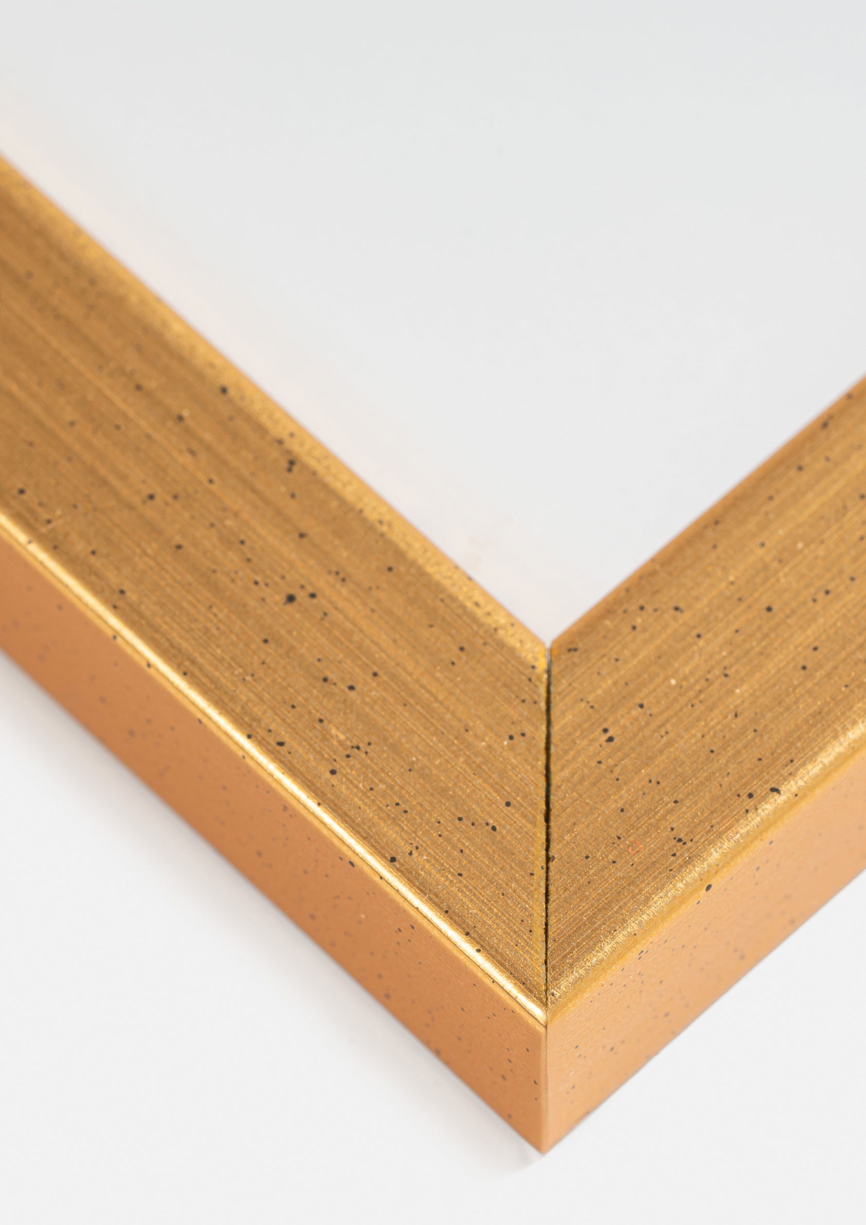 Marco de madera maciza 30X30 Dorado