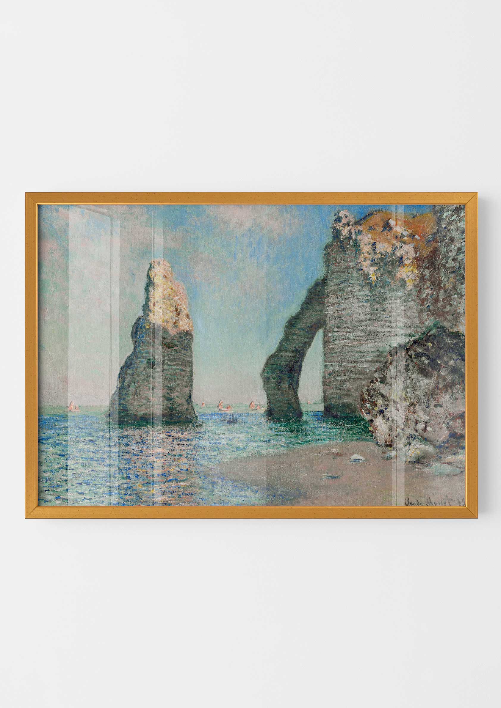 Claude Monet - Les Falaises à Étretat