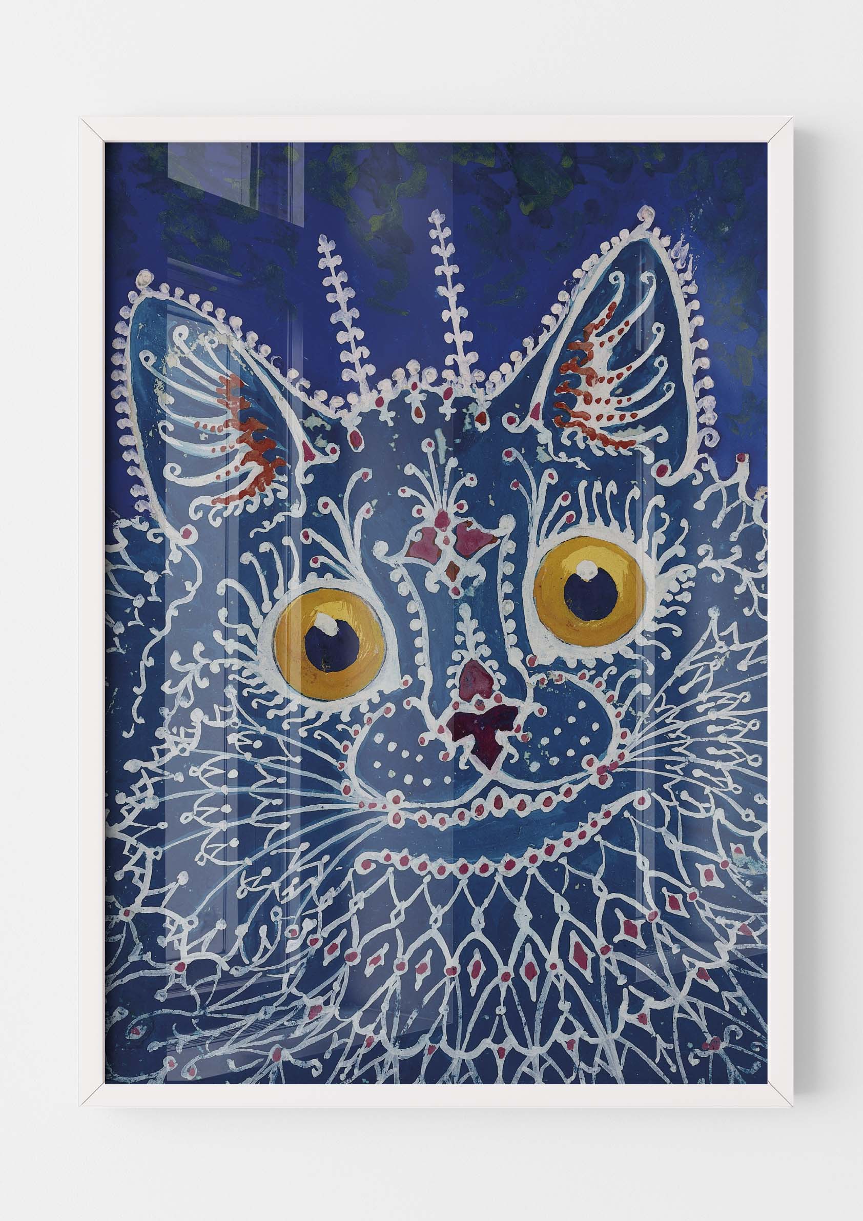 Louis Wain - A Cat in Gothic Style