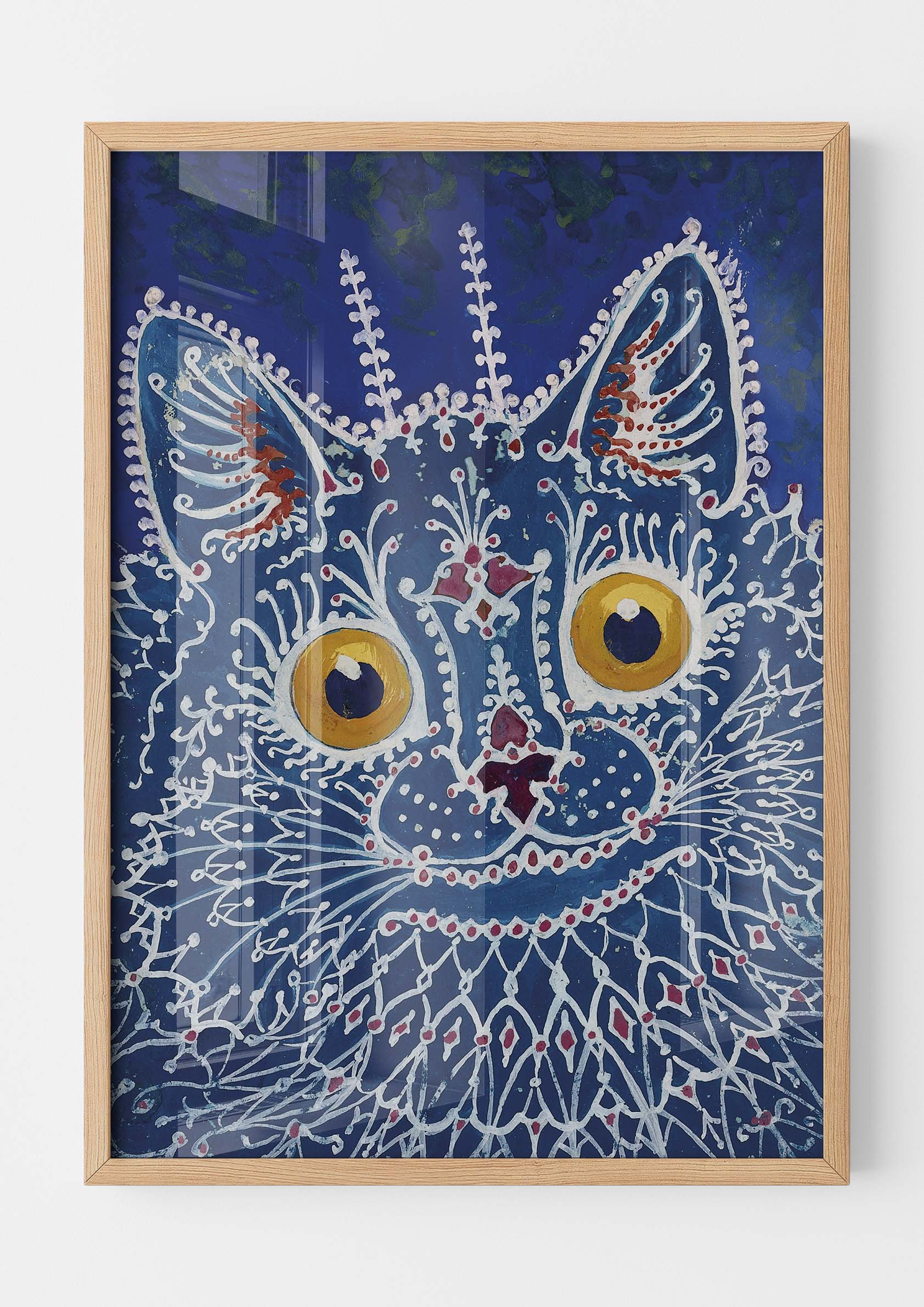 Louis Wain - A Cat in Gothic Style