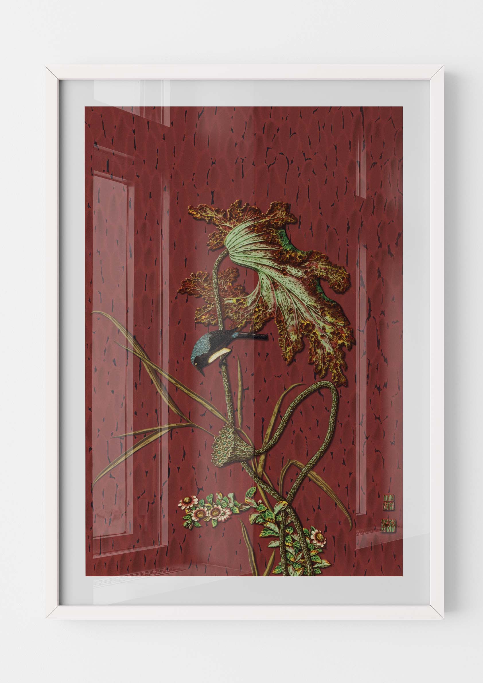 Bird on Leaf