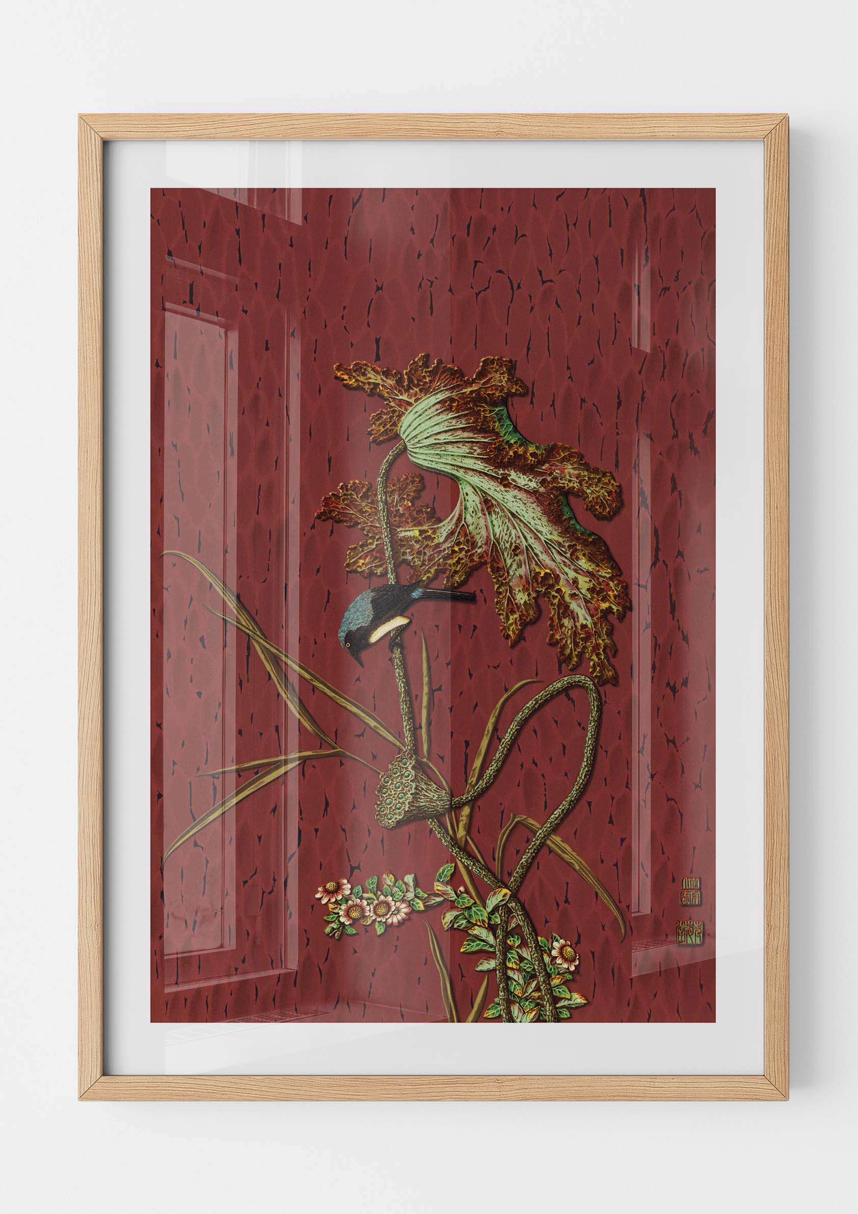 Bird on Leaf