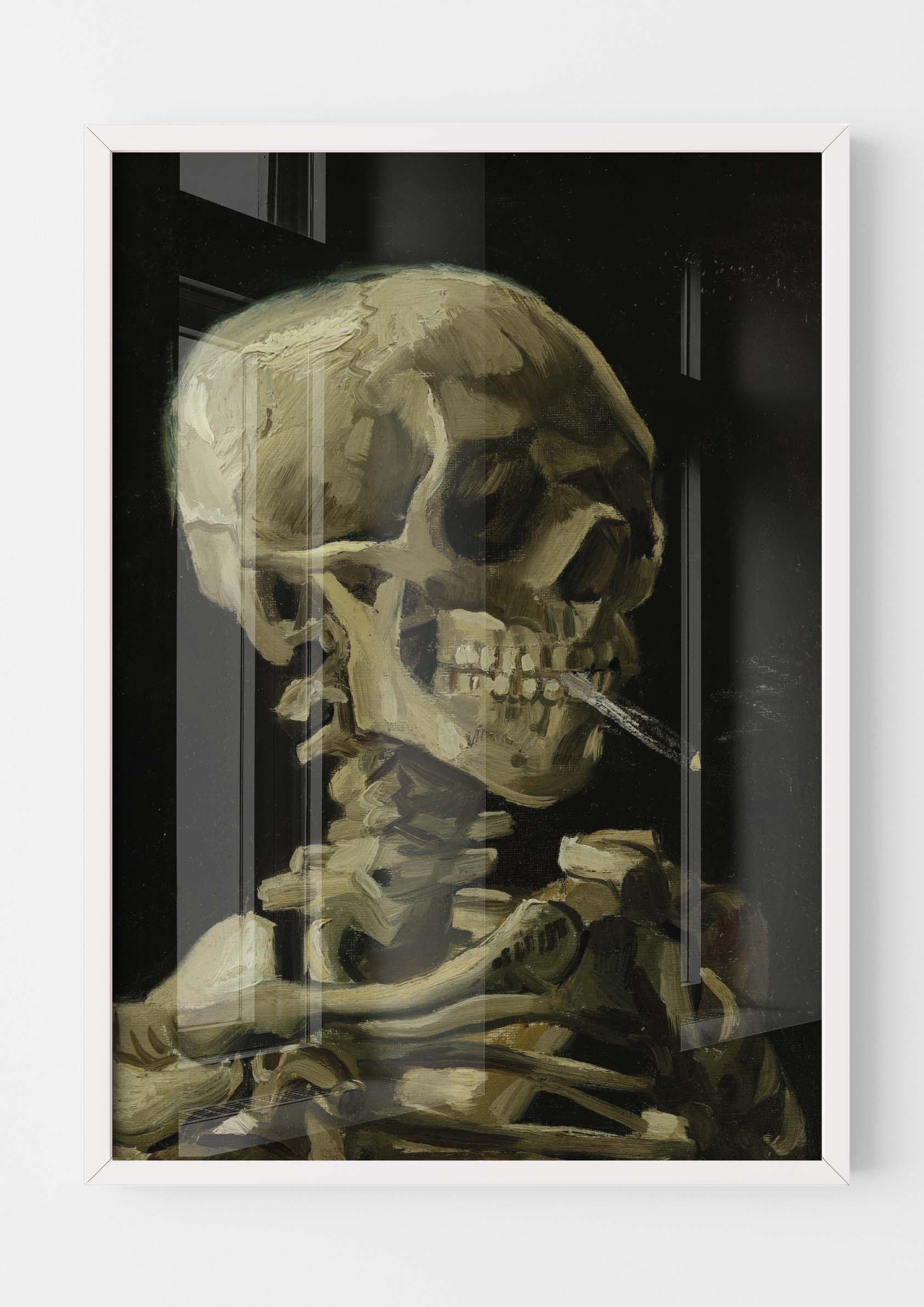 Vincent Van Gogh - Head of a Skeleton with a Burning Cigarette