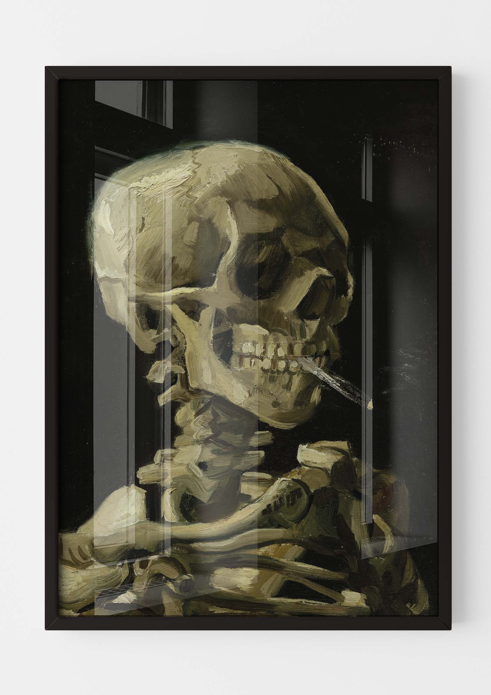 Vincent Van Gogh - Head of a Skeleton with a Burning Cigarette