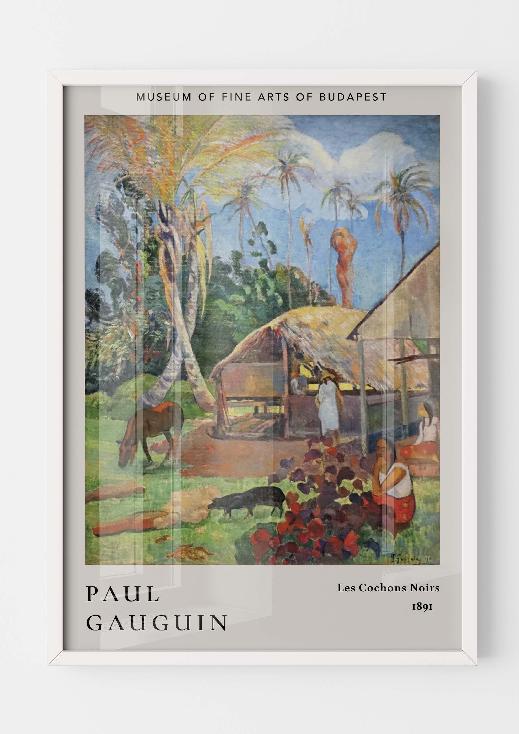 Paul Gauguin - Les Cochons Noirs