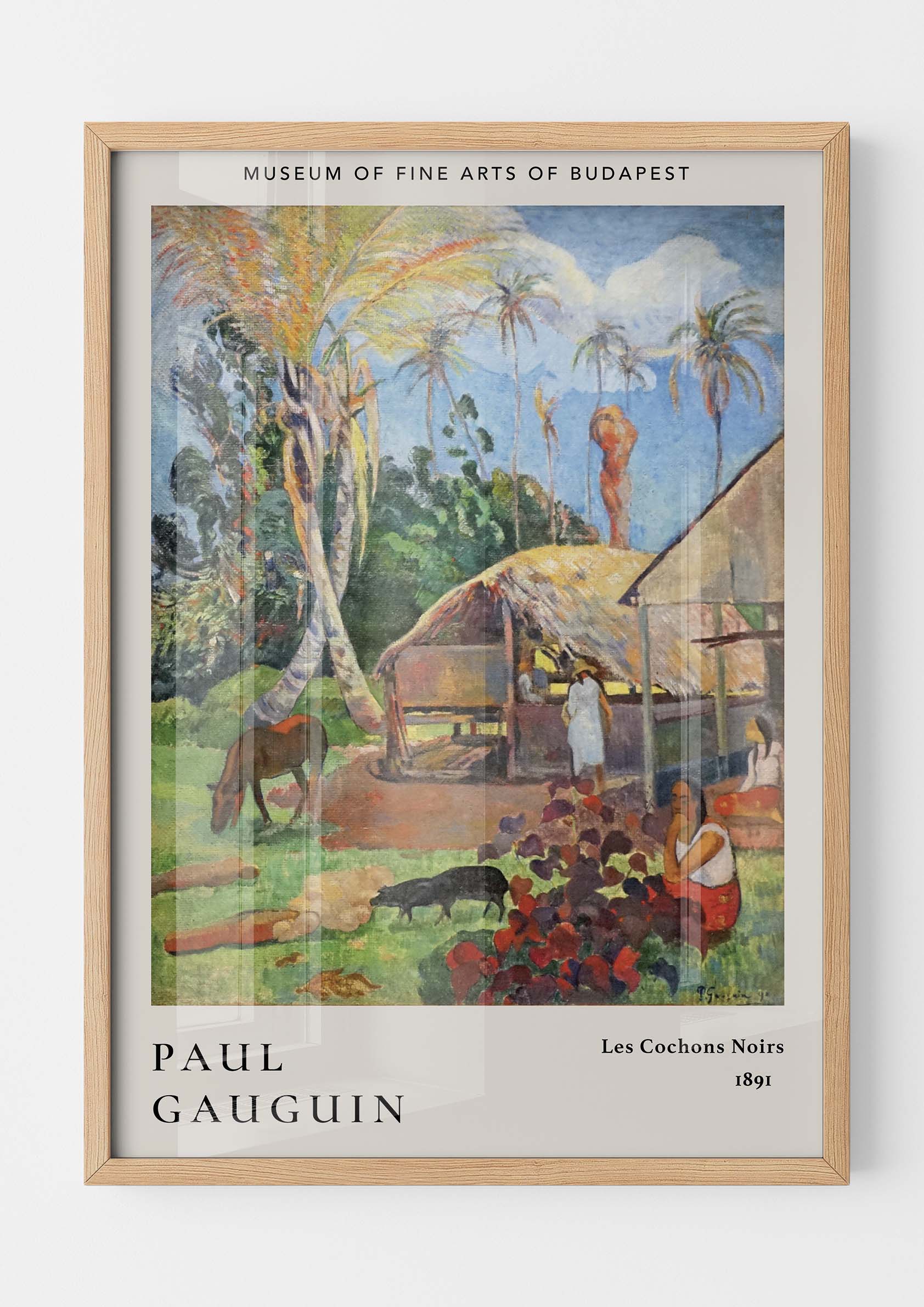 Paul Gauguin - Les Cochons Noirs