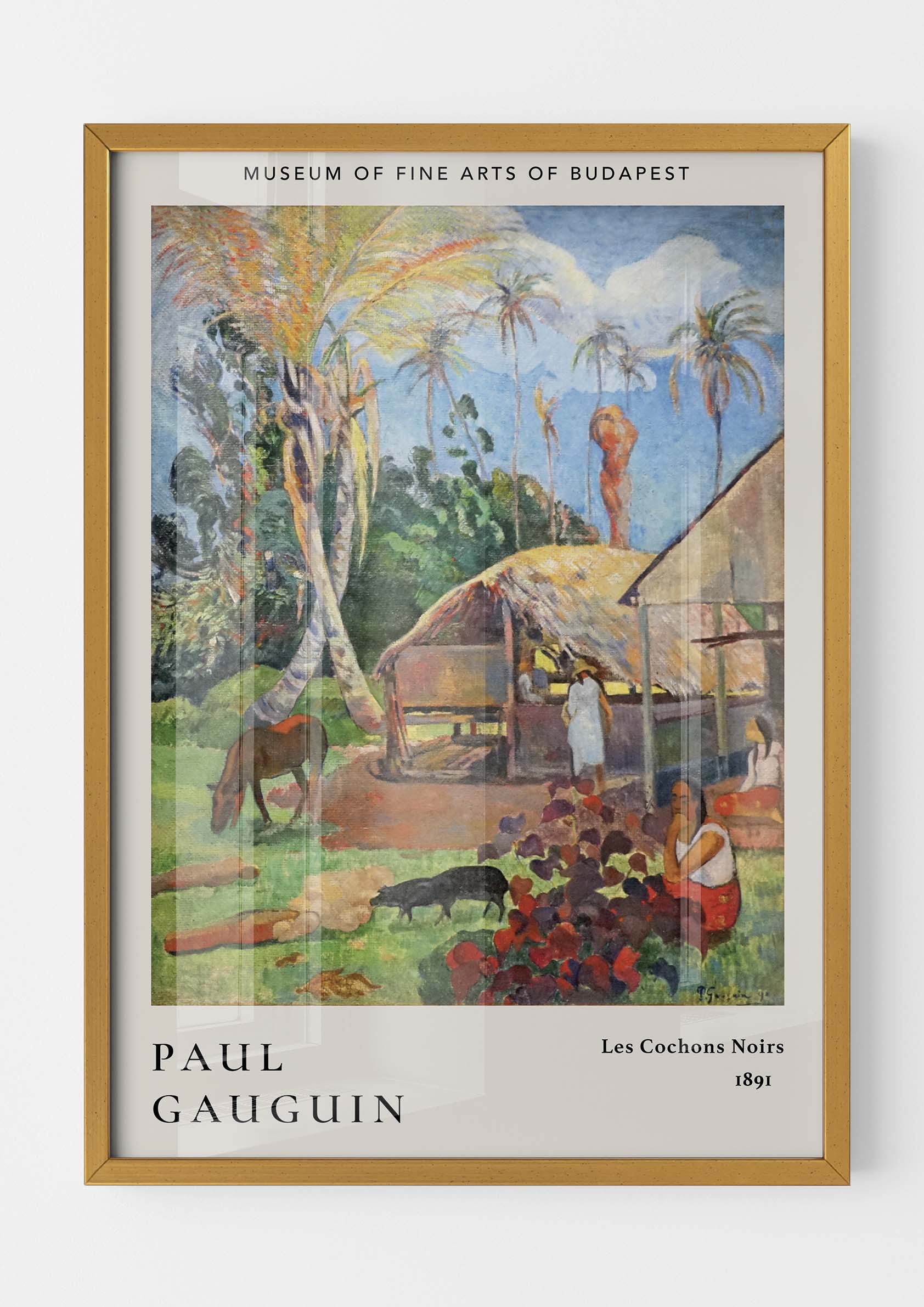 Paul Gauguin - Les Cochons Noirs