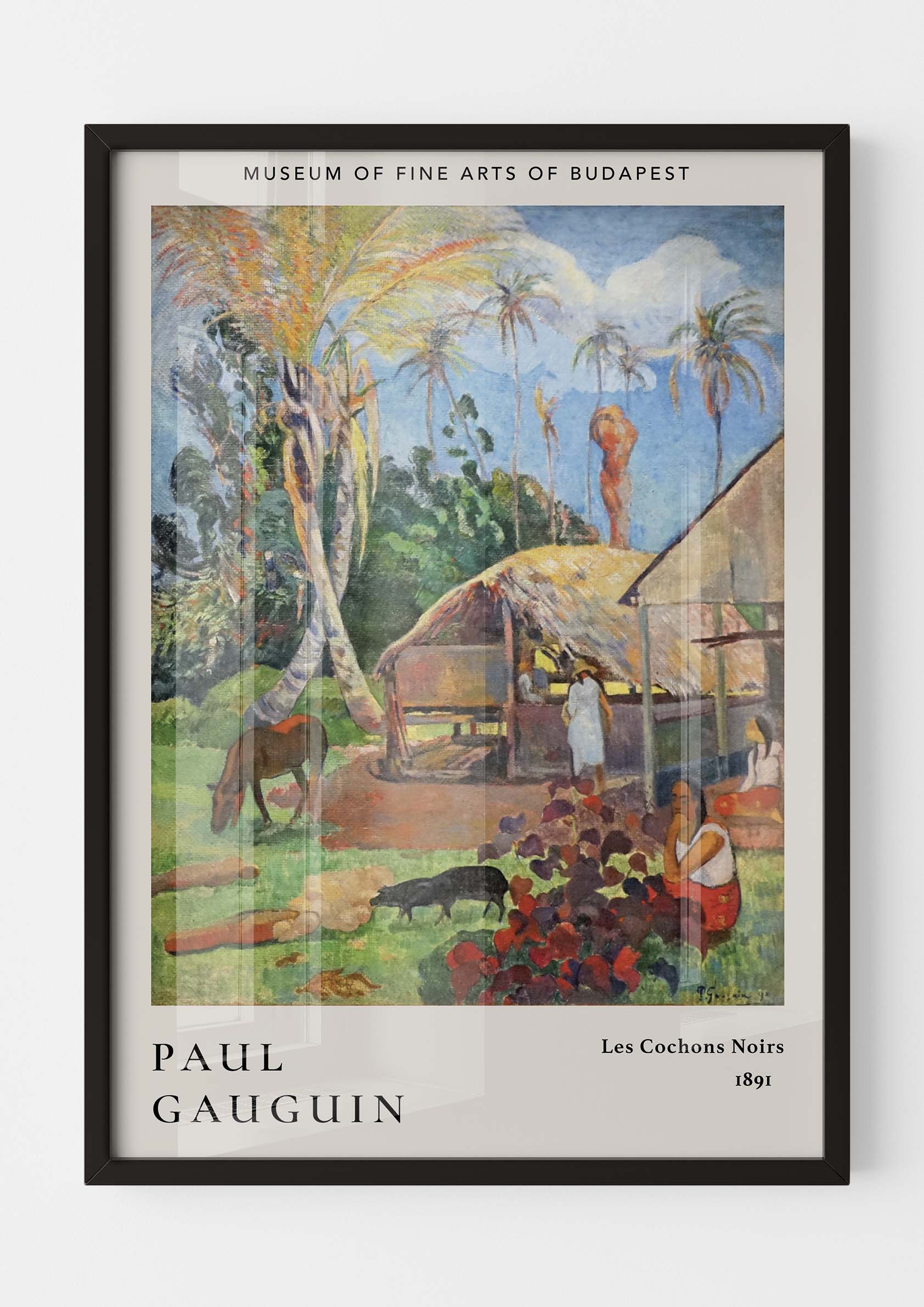 Paul Gauguin - Les Cochons Noirs