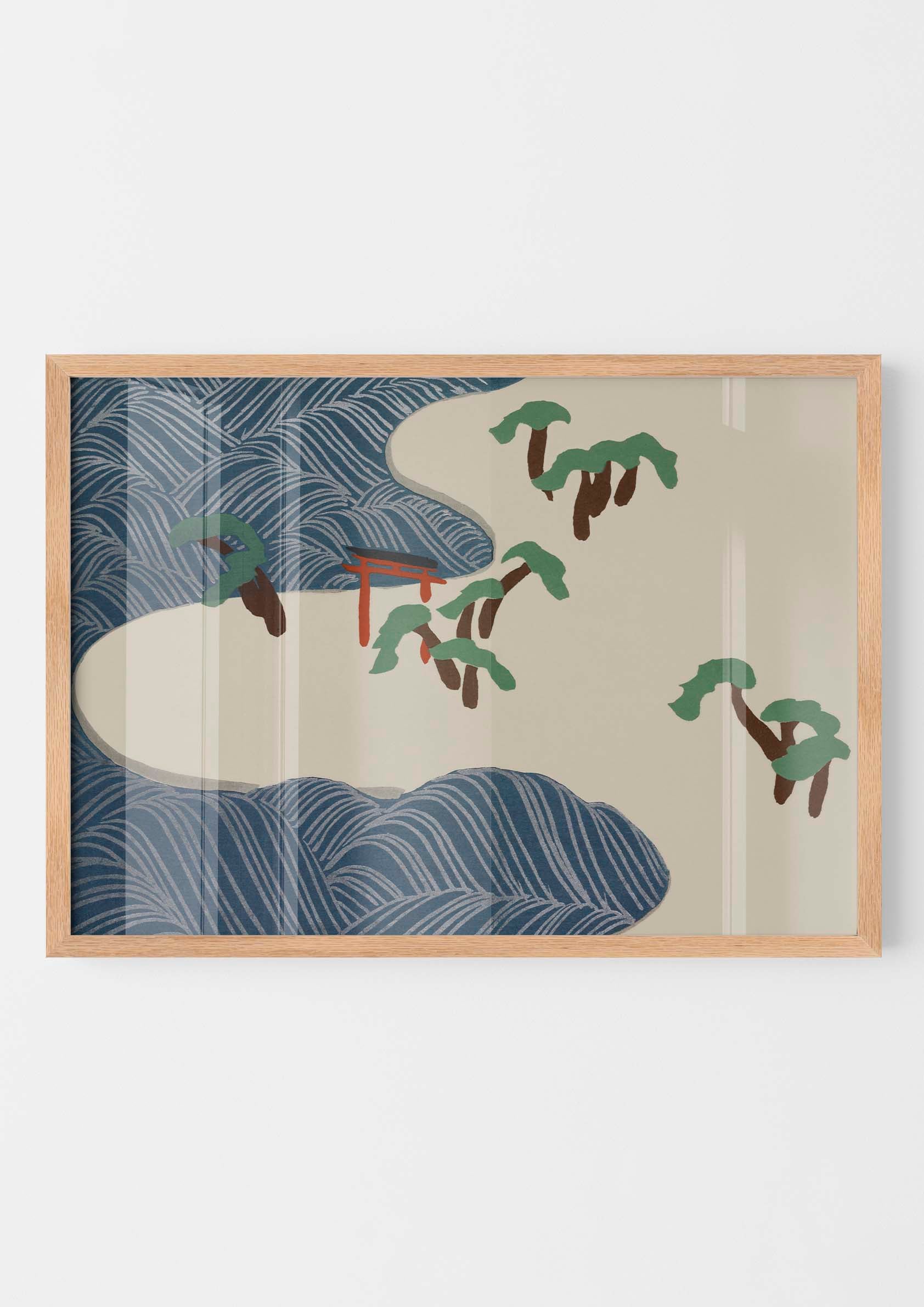 Kamisaka Sekka - Ocean Waves from Momoyogusa