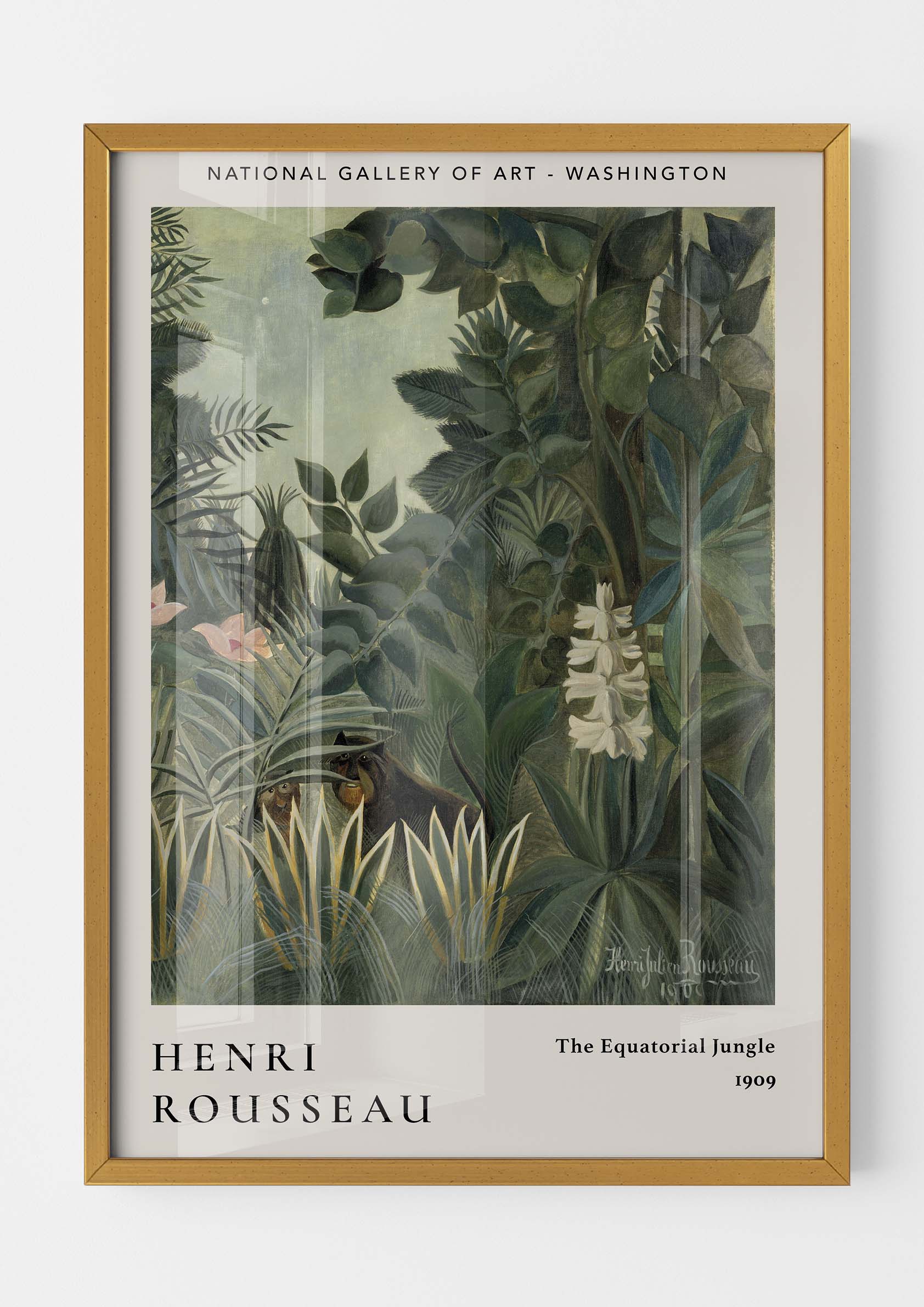 Henri Rousseau - The Equatorial Jungle