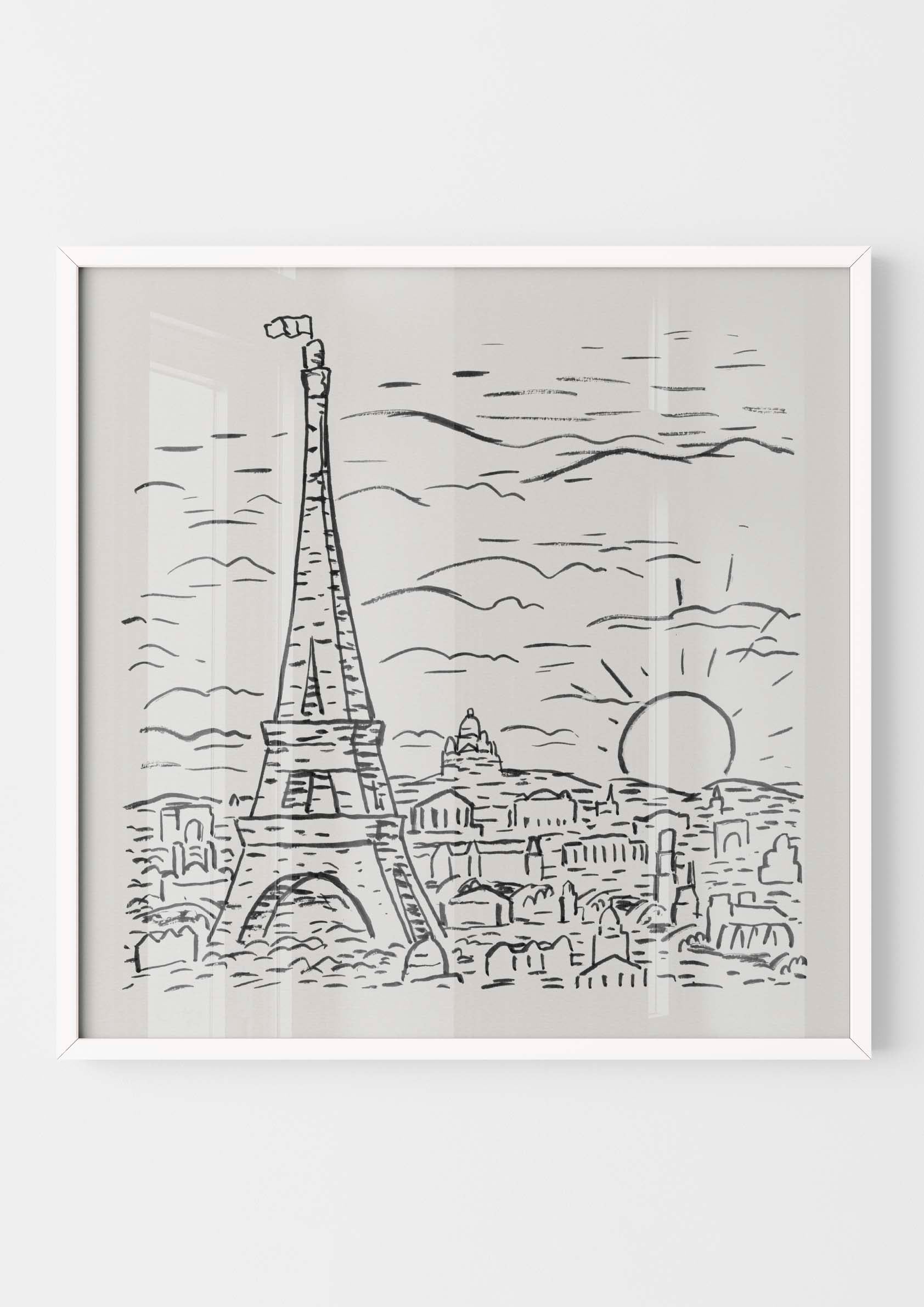 Leo Gestel - View of the Eiffel Tower in Paris