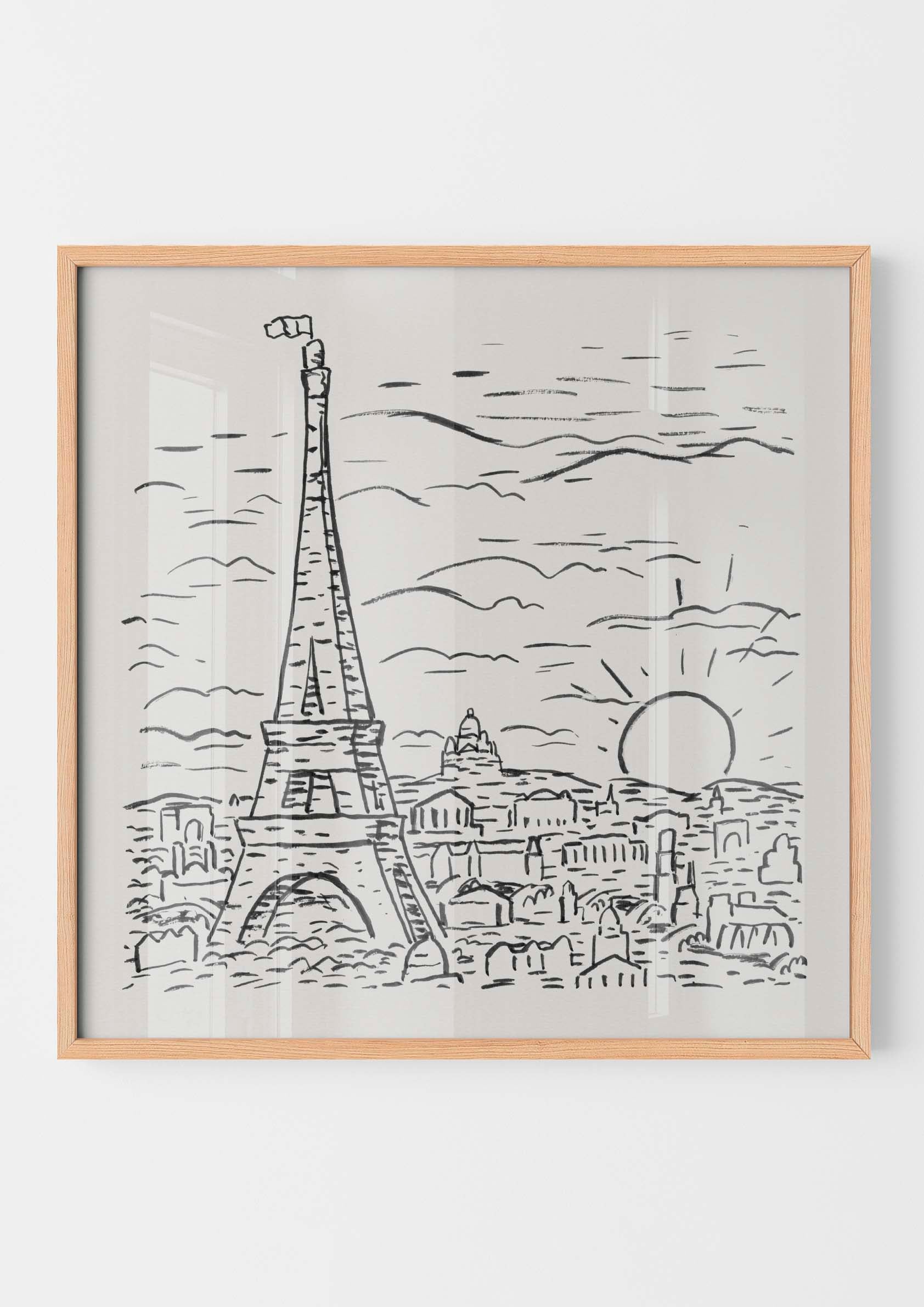 Leo Gestel - View of the Eiffel Tower in Paris