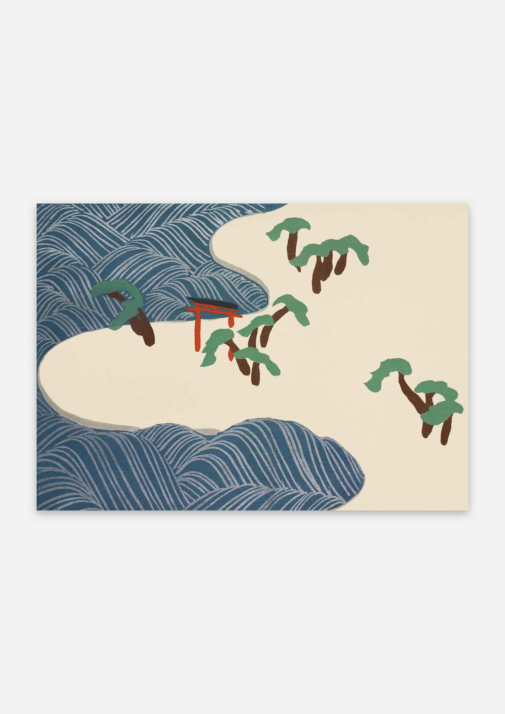 Kamisaka Sekka - Ocean Waves from Momoyogusa