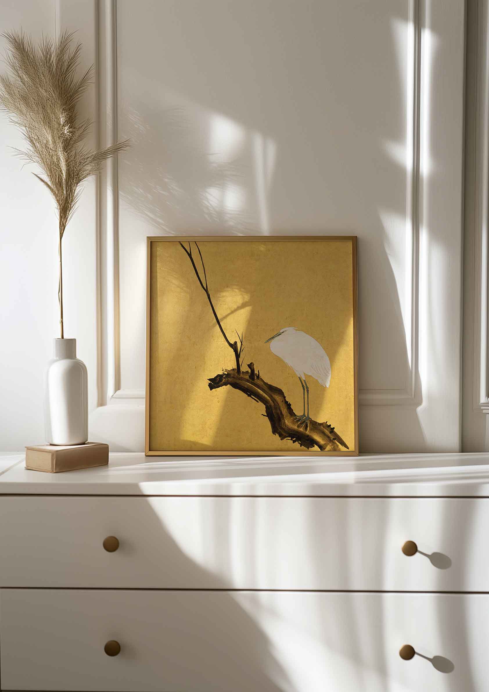 Maruyama Okyo - Heron on Willow Branch