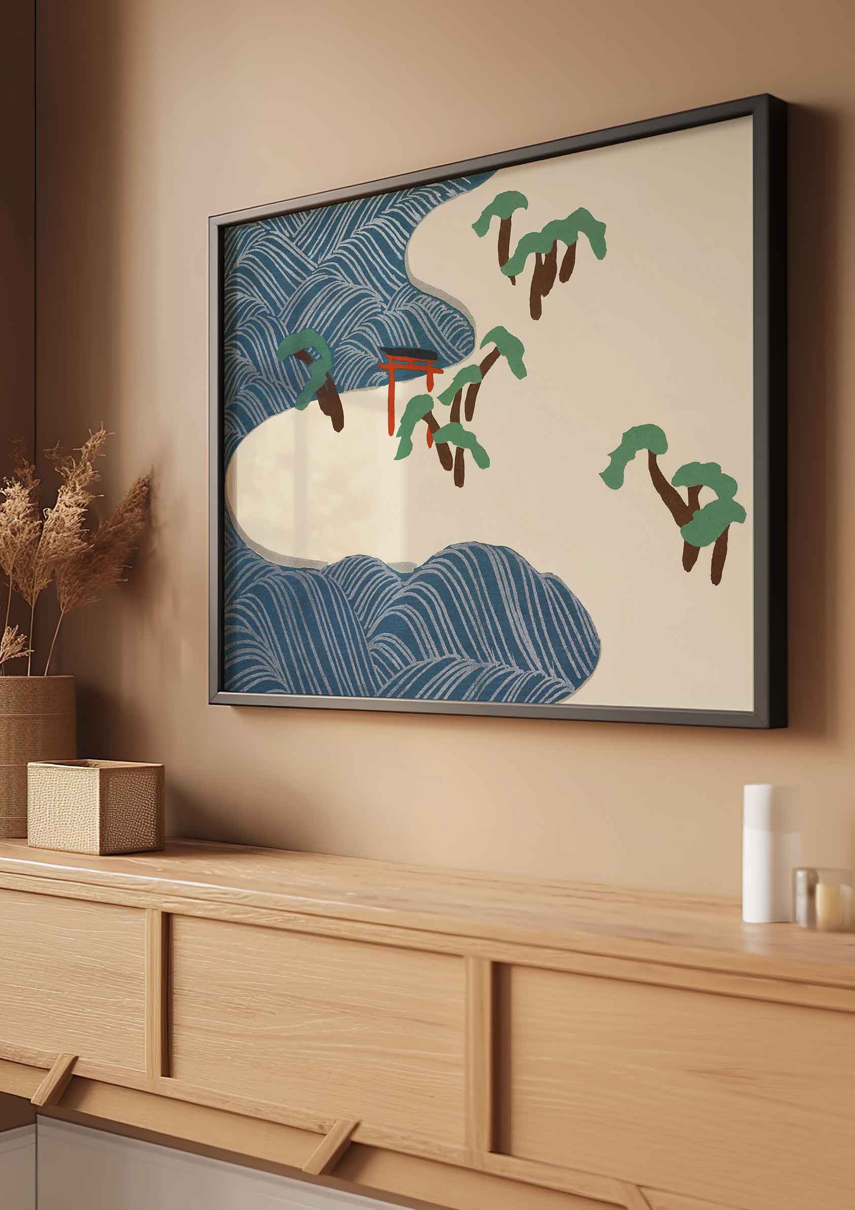 Kamisaka Sekka - Ocean Waves from Momoyogusa