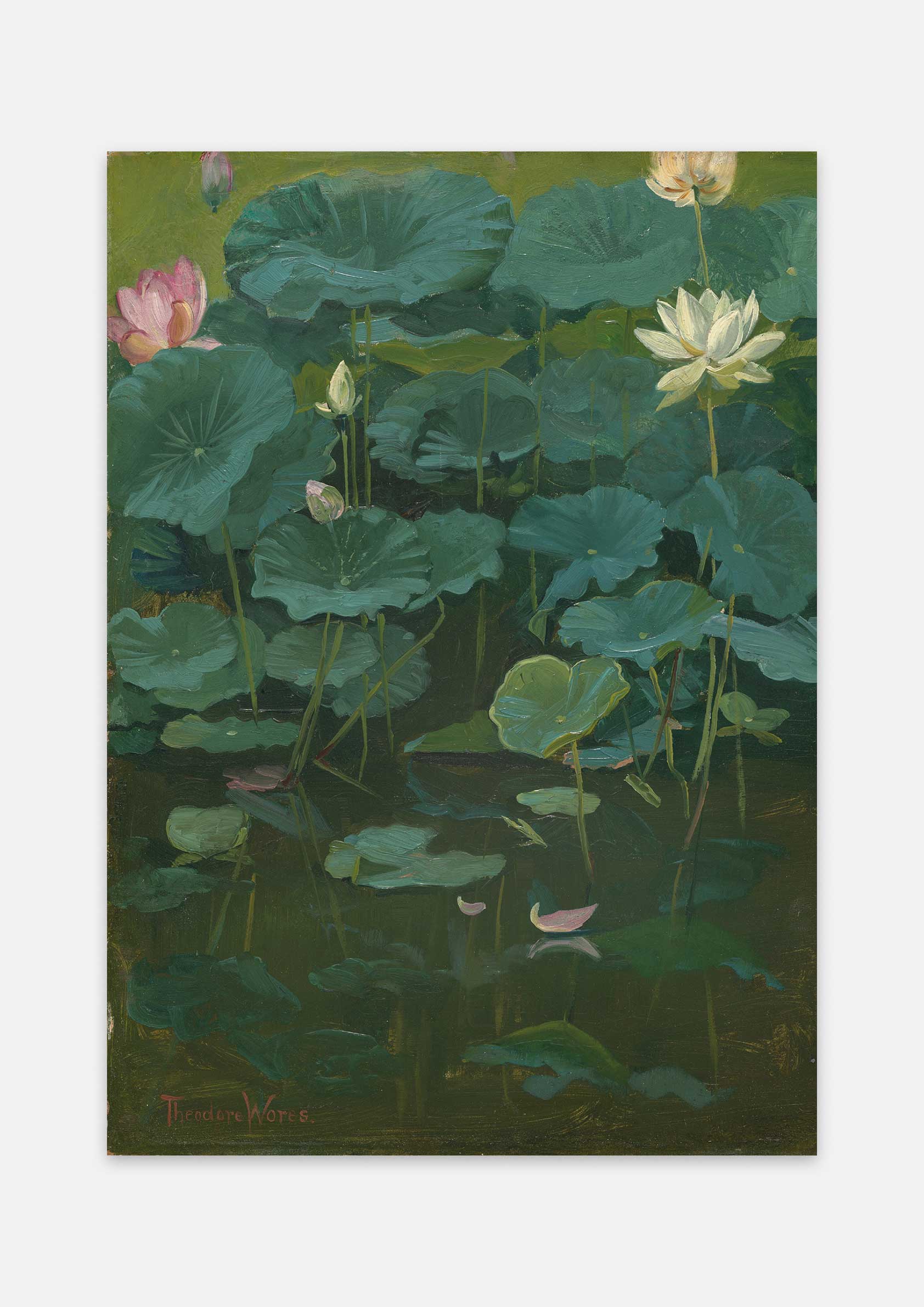 Theodore Wores - Buddha's Flowers