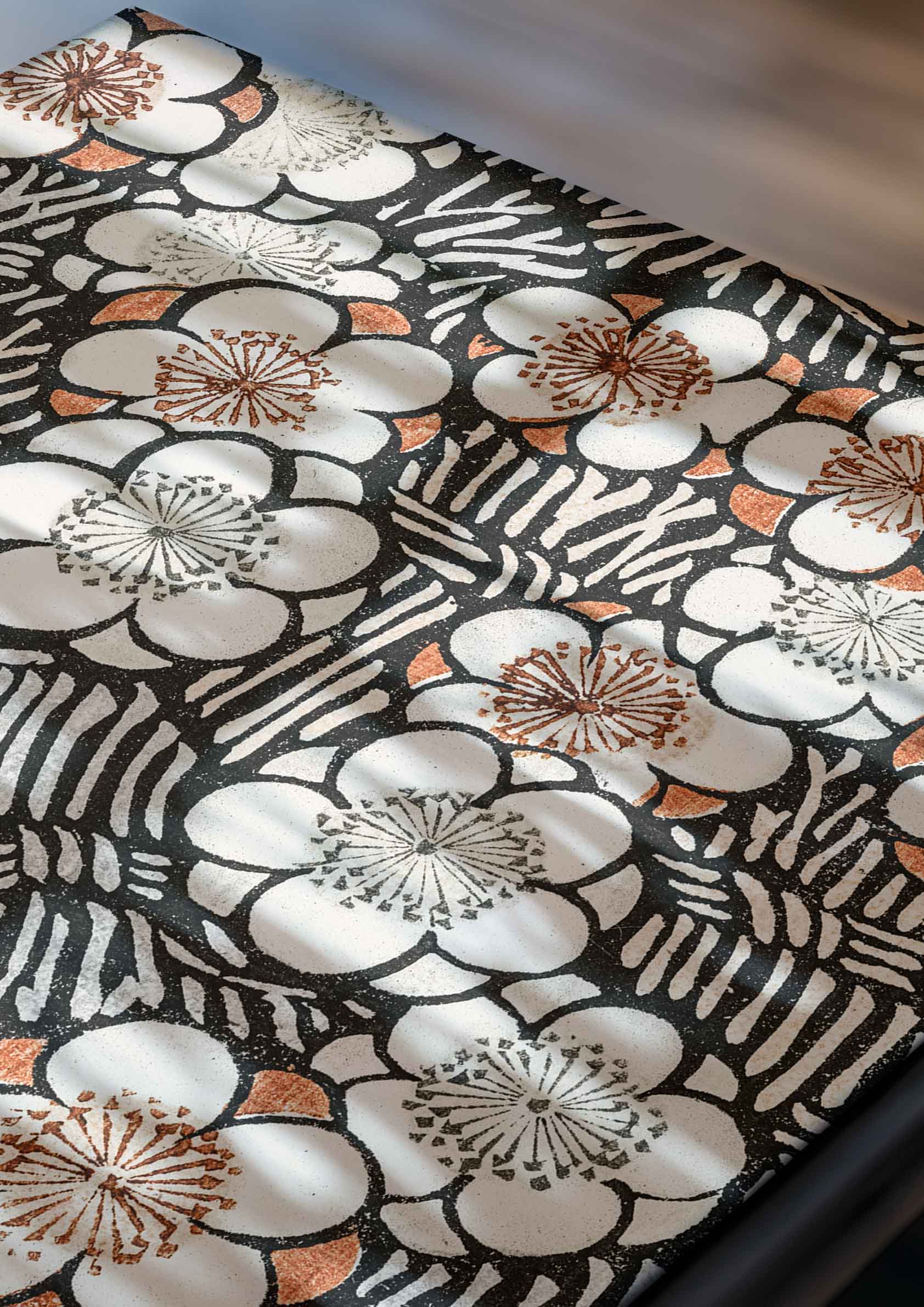 Japandi Floral Pattern