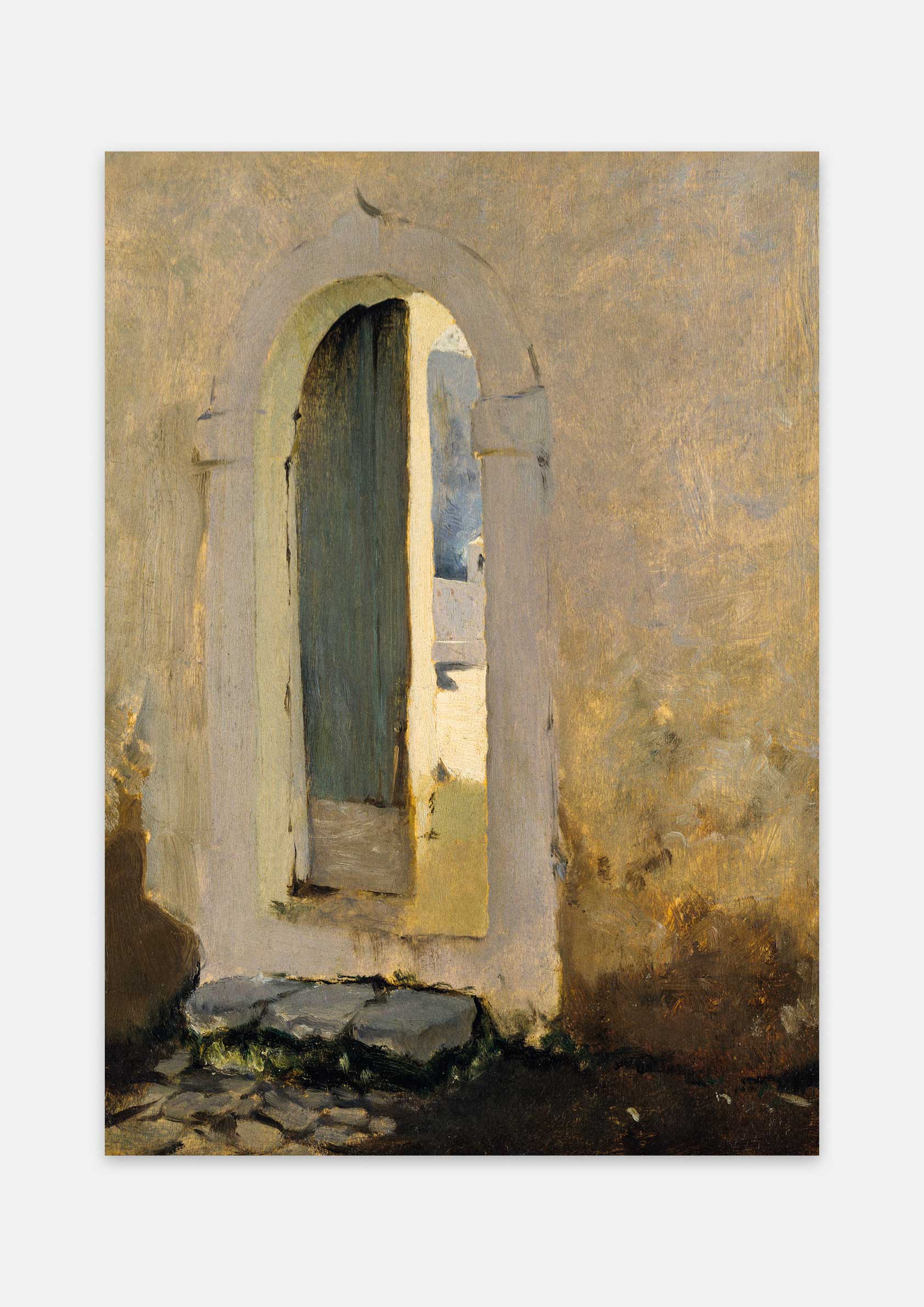 John Singer Sargent - Open Doorway Morocco