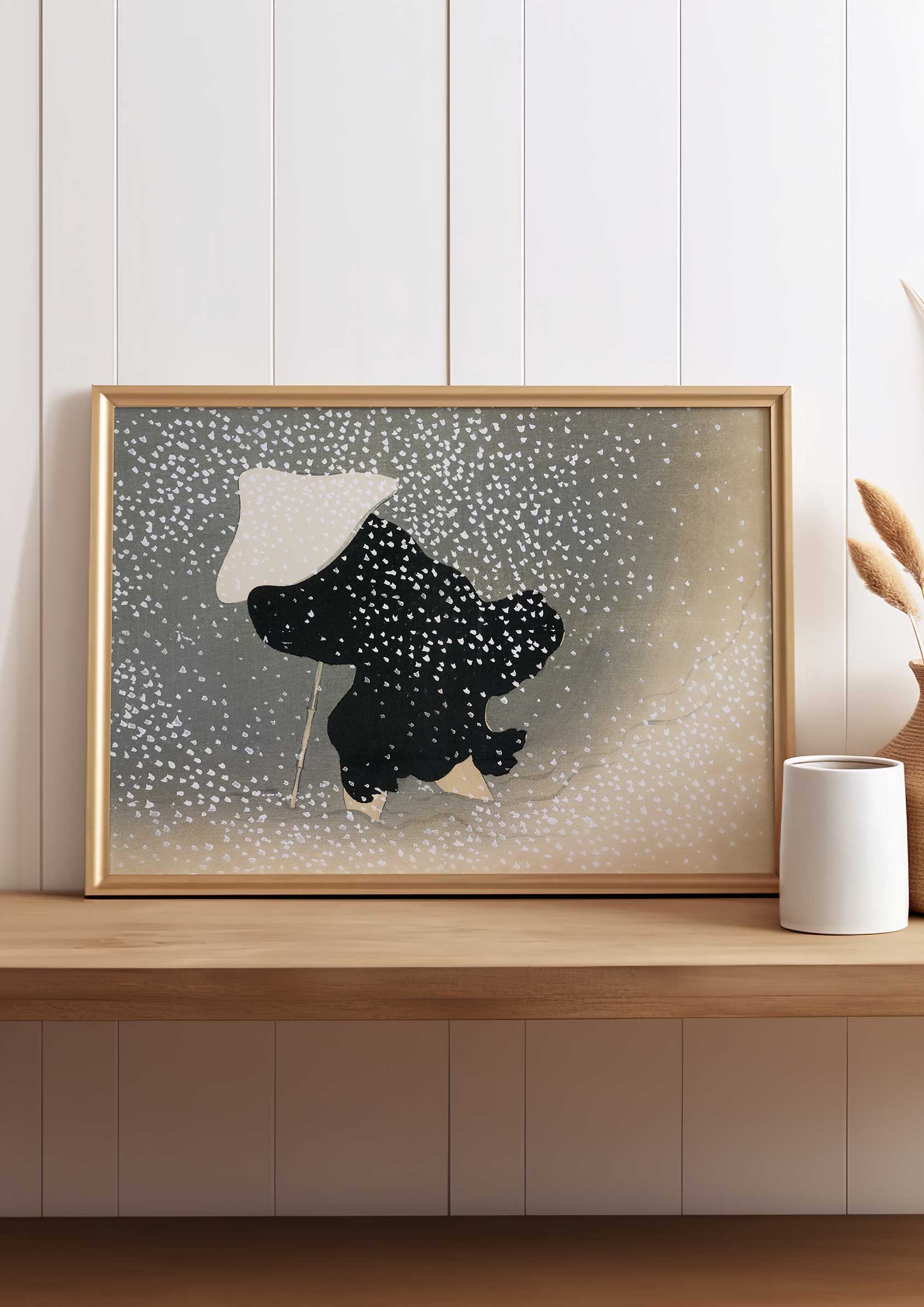 Kamisaka Sekka - Snow from Momoyogusa
