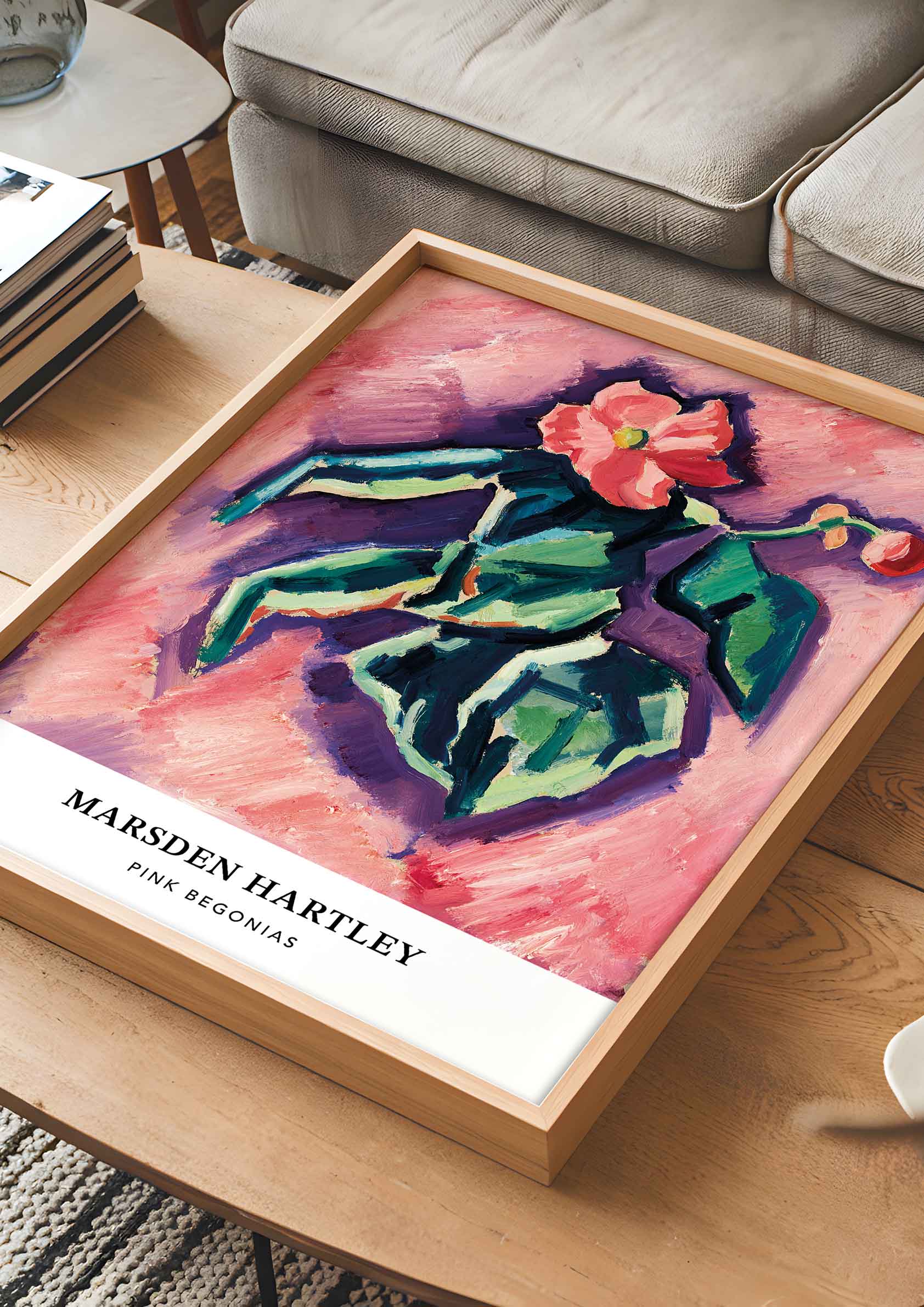 Marsden Hartley - Pink Begonias