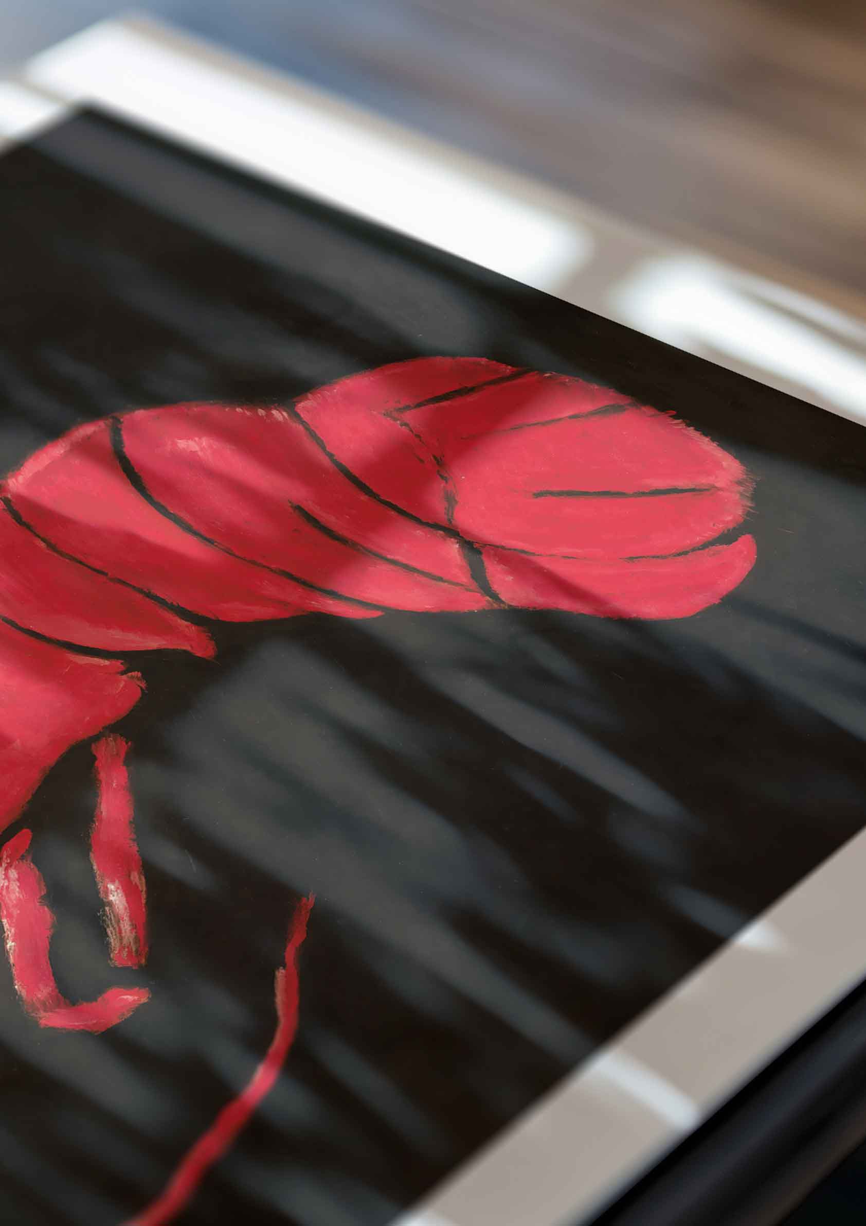 Marsden Hartley - Lobster on Black Background