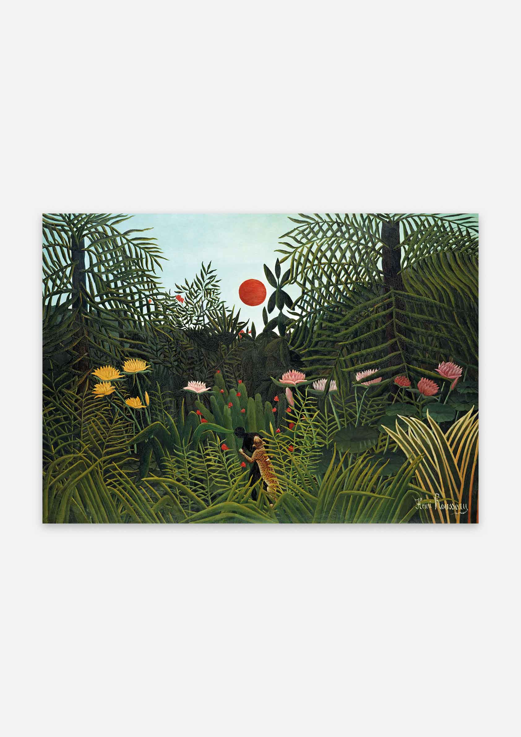 Henri Rousseau - Forêt Vierge au Soleil Couchant