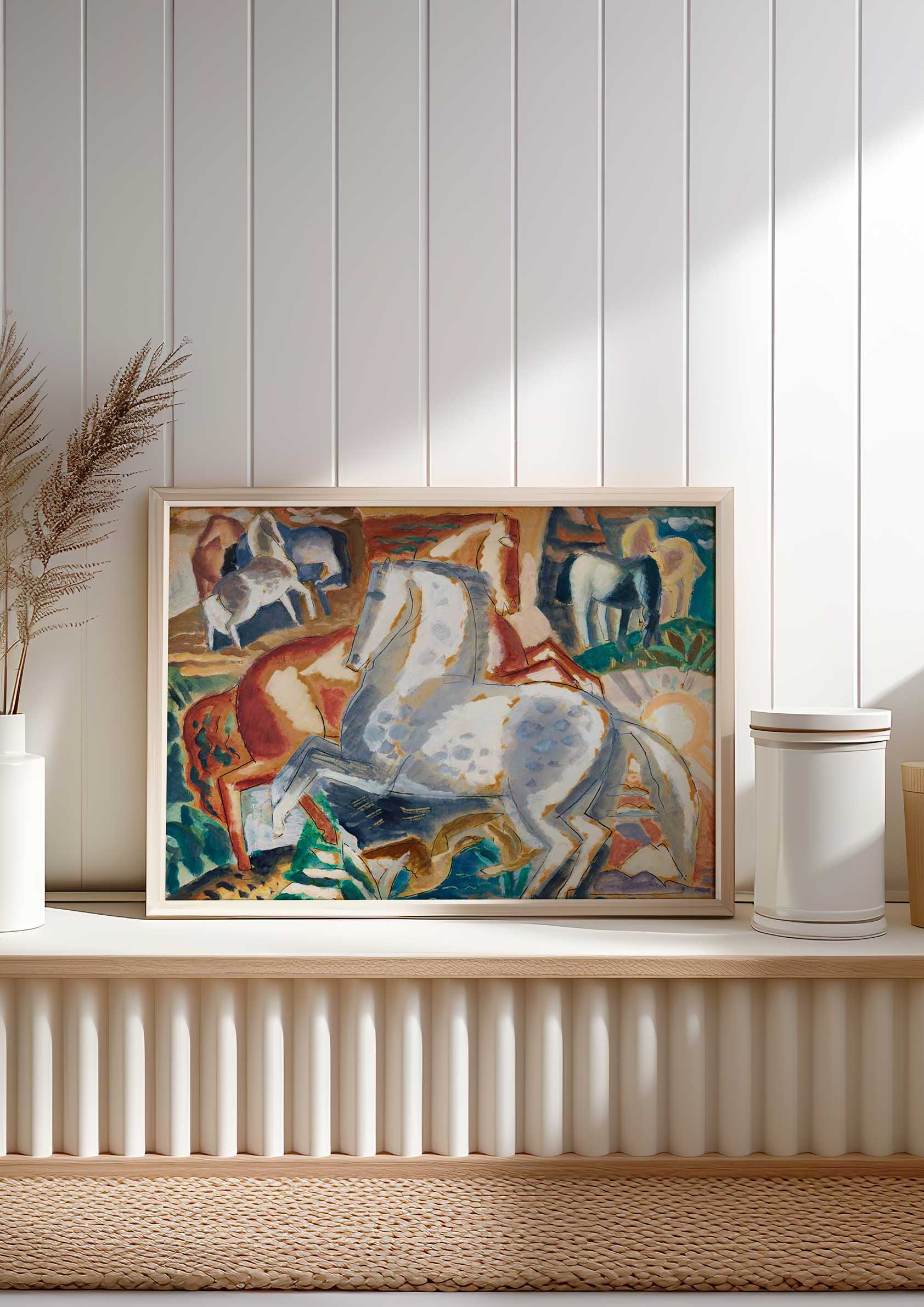 Leo Gestel - Horses in Landscape